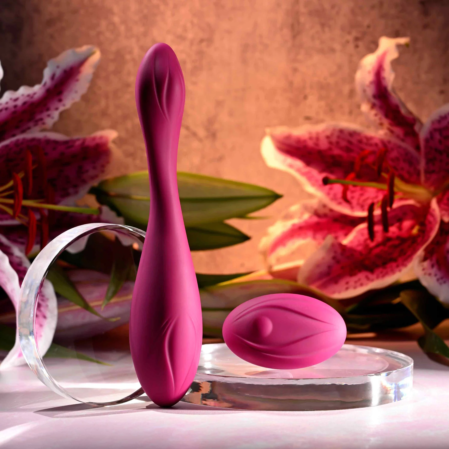 Cherry Pose Rechargeable Silicone Posable Vibrator With Remote By Evolved Novelties - Image 16