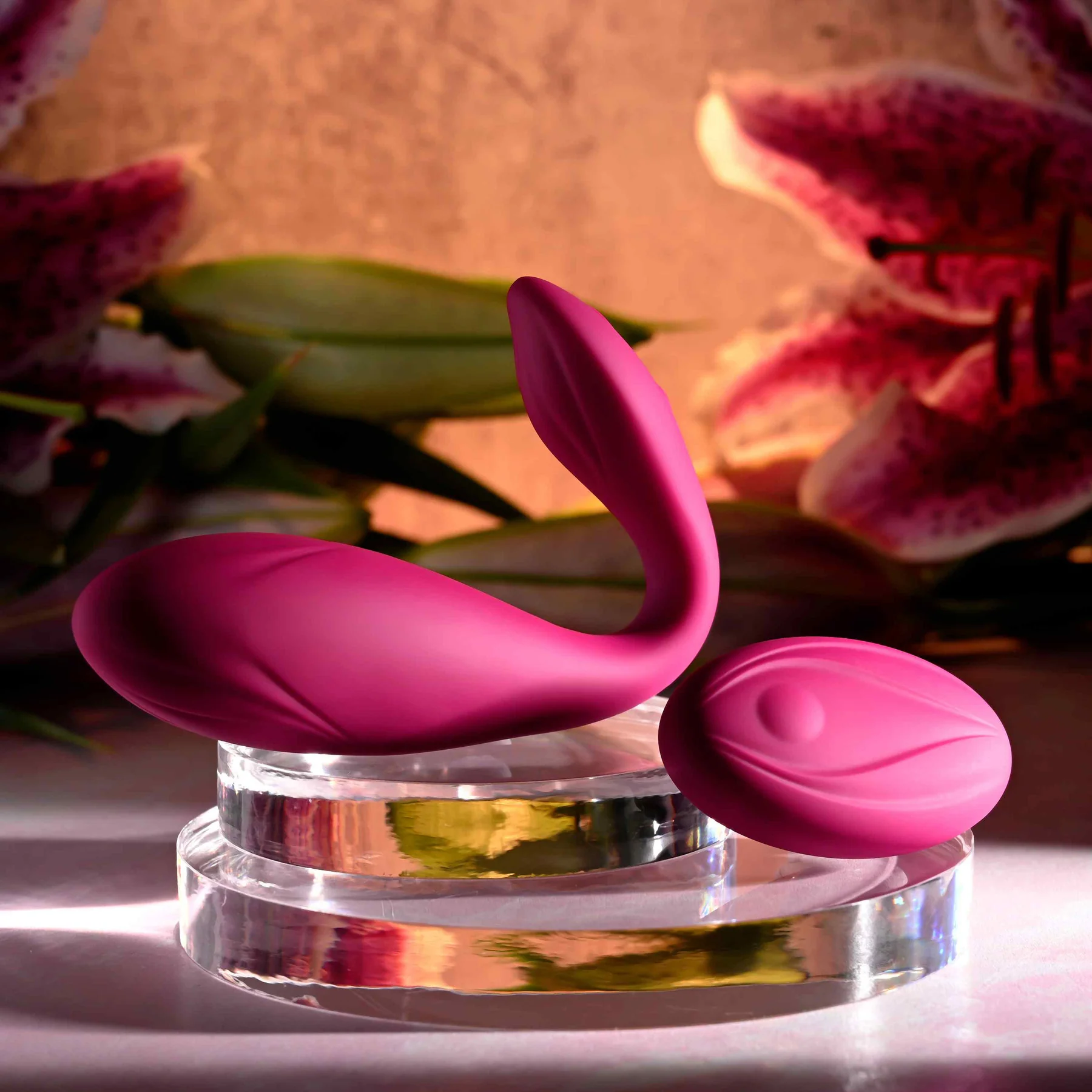 Cherry Pose Rechargeable Silicone Posable Vibrator With Remote By Evolved Novelties - Image 6