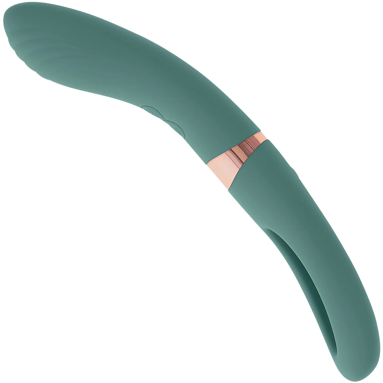Chick Flick Waterproof Silicone Dual Ended Flickering Tongue G-Spot Vibrator By Evolved Novelties - Green - Image 6