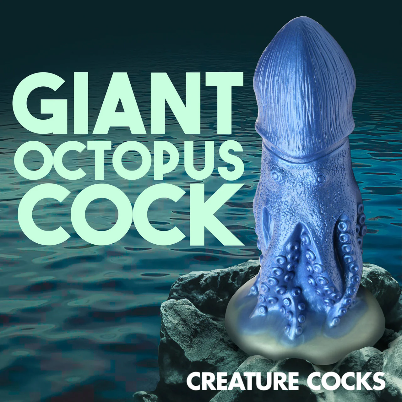 Cocktopus Octopus 8" Silicone Suction Cup Dildo By Creature Cocks - Image 16