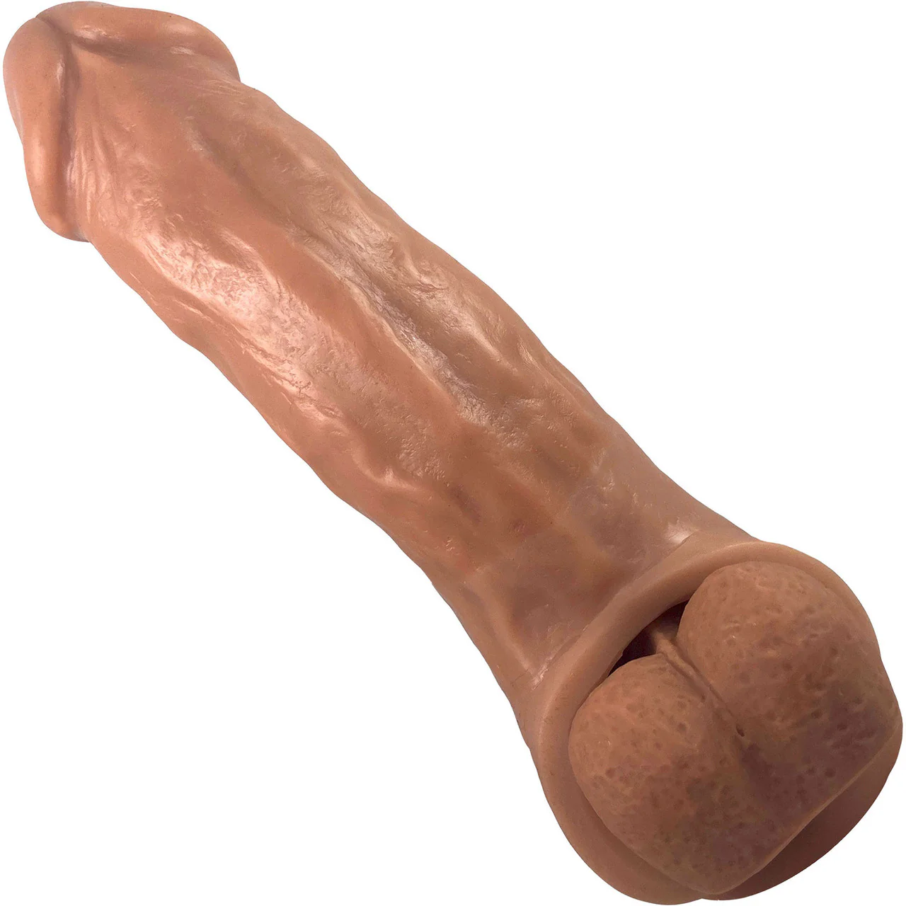 Colossus Silicone Penis Extender By Vixen - Caramel - Image 6