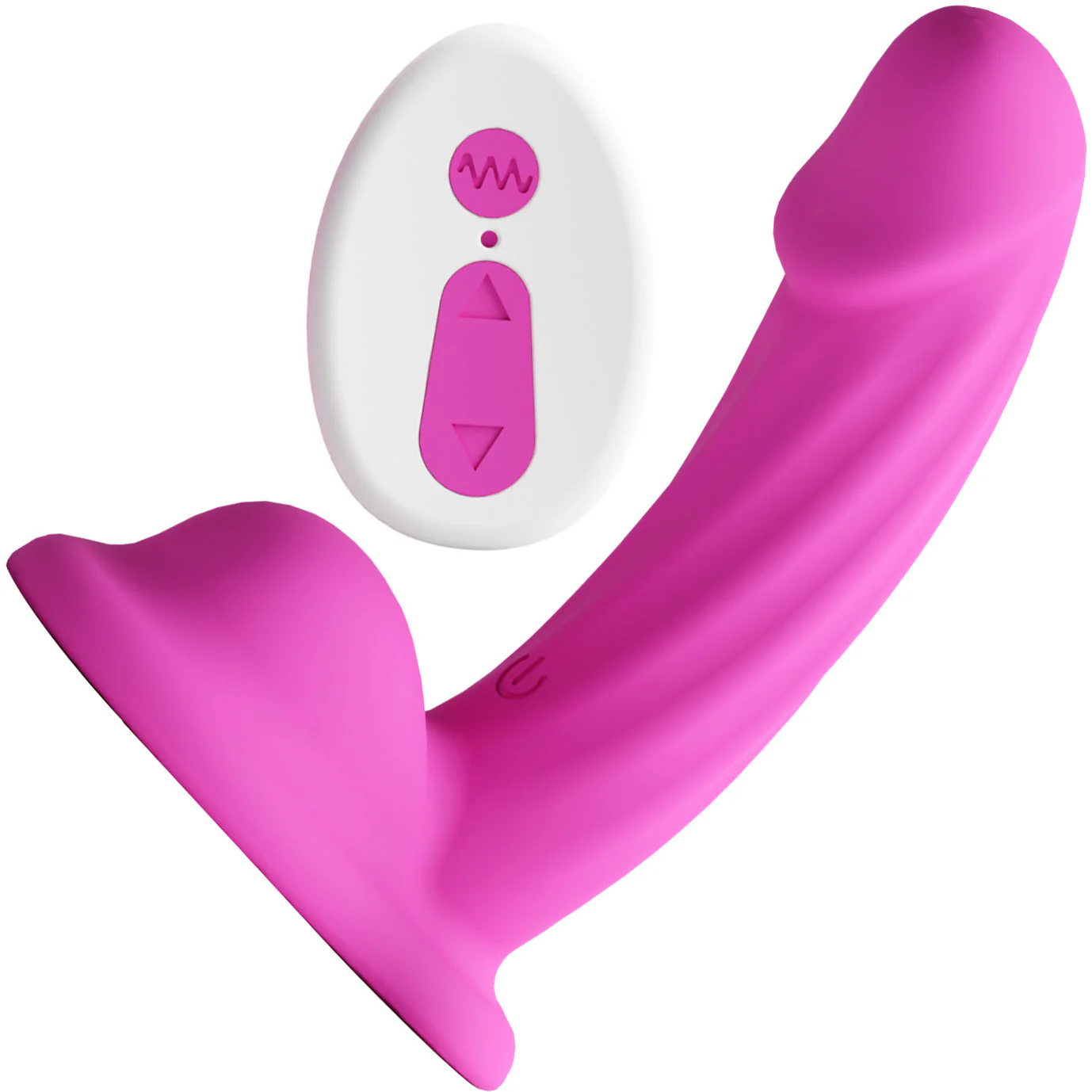 Colours Curve 5" Silicone Vibrating Grinding Dildo With Remote By NS Novelties - Image 2