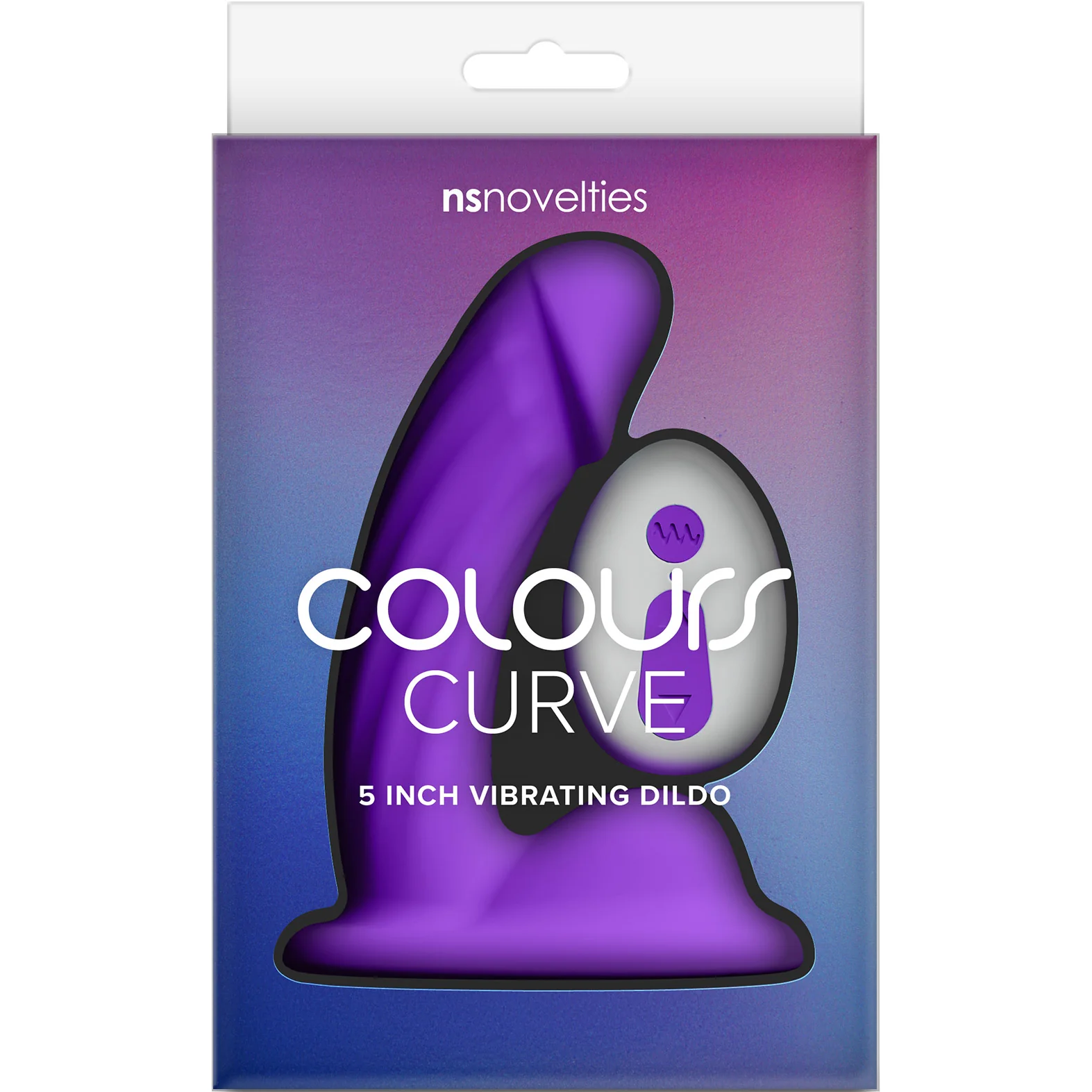 Colours Curve 5" Silicone Vibrating Grinding Dildo With Remote By NS Novelties - Image 7