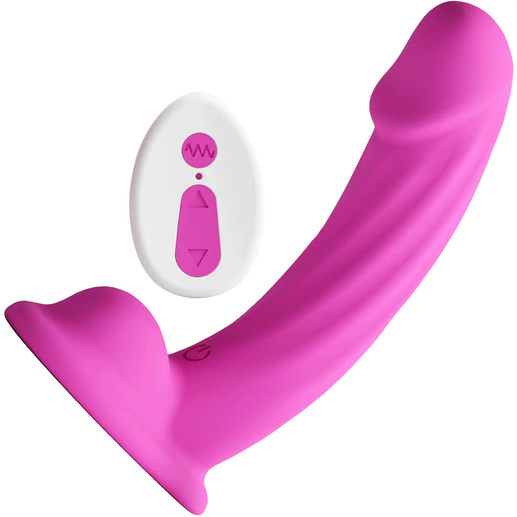 Colours Curve 6" Silicone Vibrating Grinding Dildo With Remote By NS Novelties