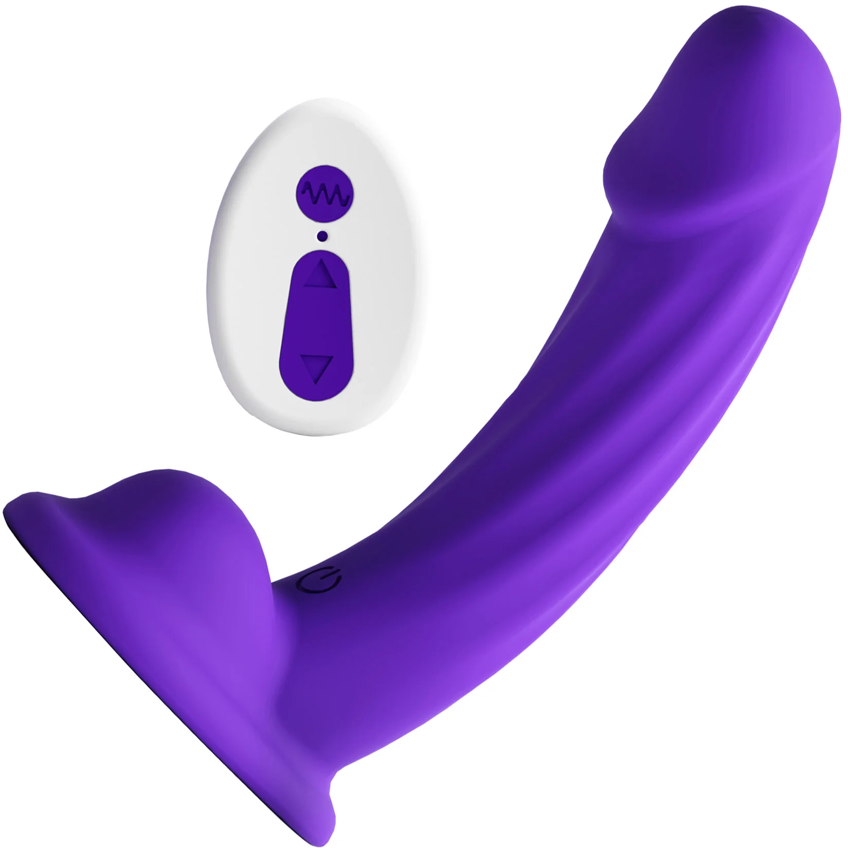 Colours Curve 6" Silicone Vibrating Grinding Dildo With Remote By NS Novelties - Image 5