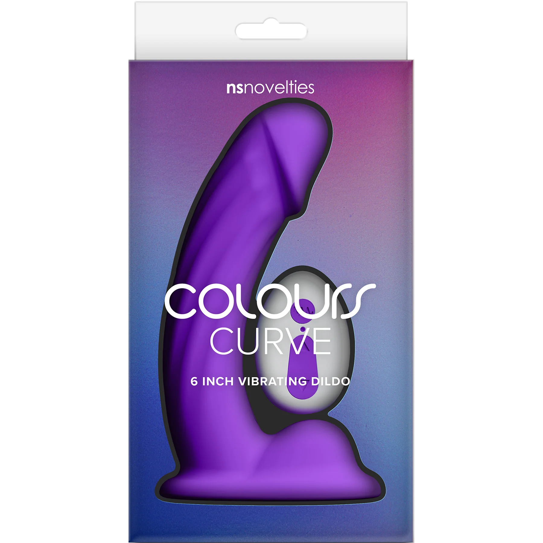 Colours Curve 6" Silicone Vibrating Grinding Dildo With Remote By NS Novelties - Image 7