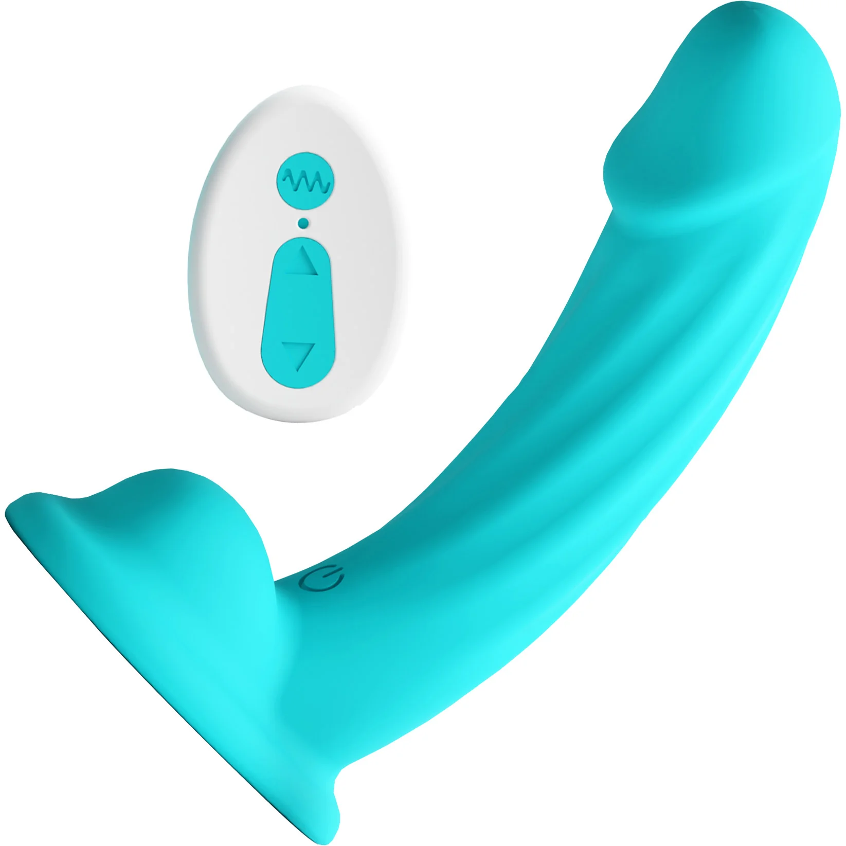 Colours Curve 6" Silicone Vibrating Grinding Dildo With Remote By NS Novelties - Image 8