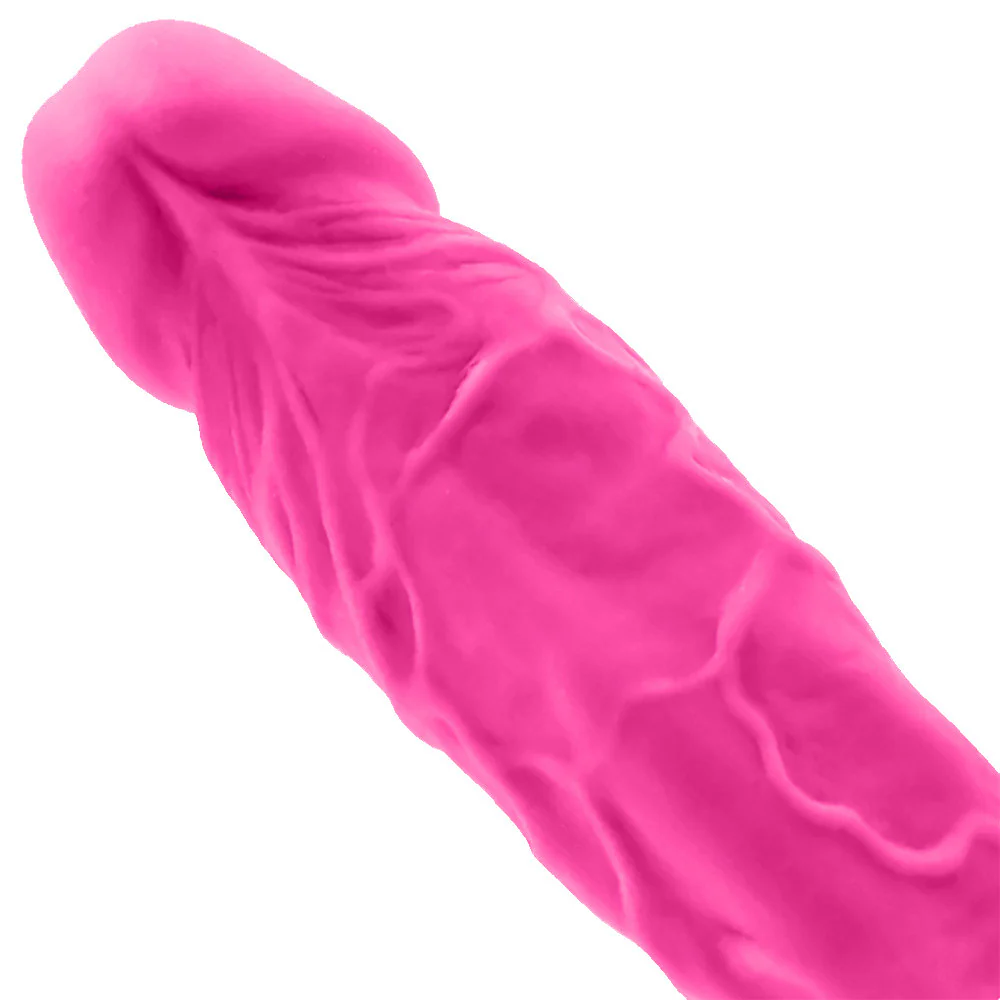 Colours Dual Density 5 Inch Silicone Suction Cup Dildo - Pink - Image 4