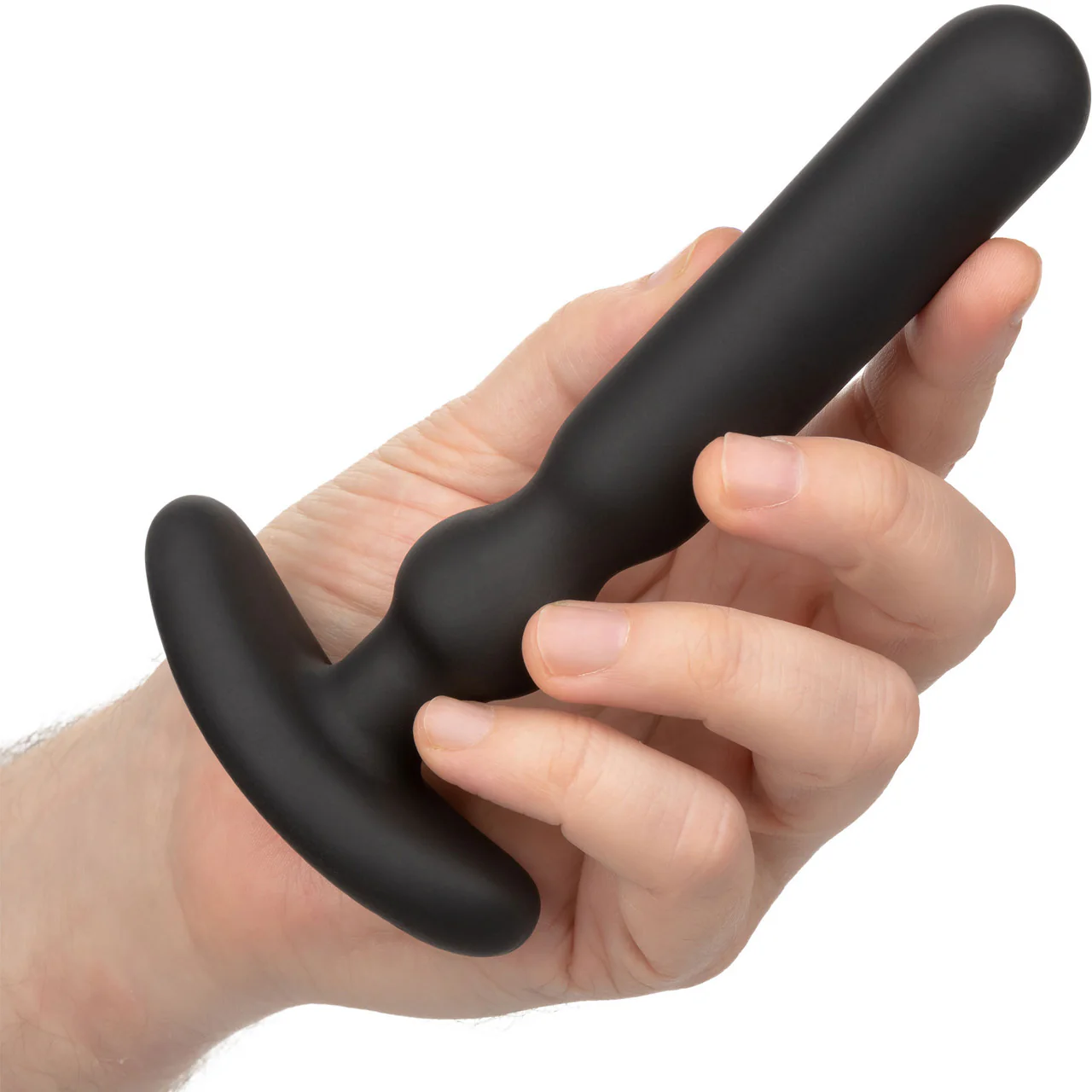 COLT Anal-T Rechargeable Waterproof Silicone Anal Vibrator - Large, Black - Image 2