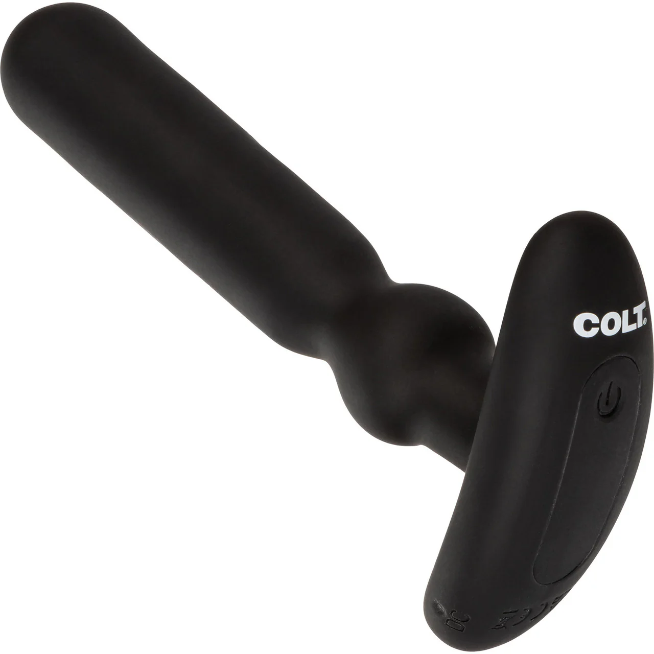 COLT Anal-T Rechargeable Waterproof Silicone Anal Vibrator - Large, Black - Image 3