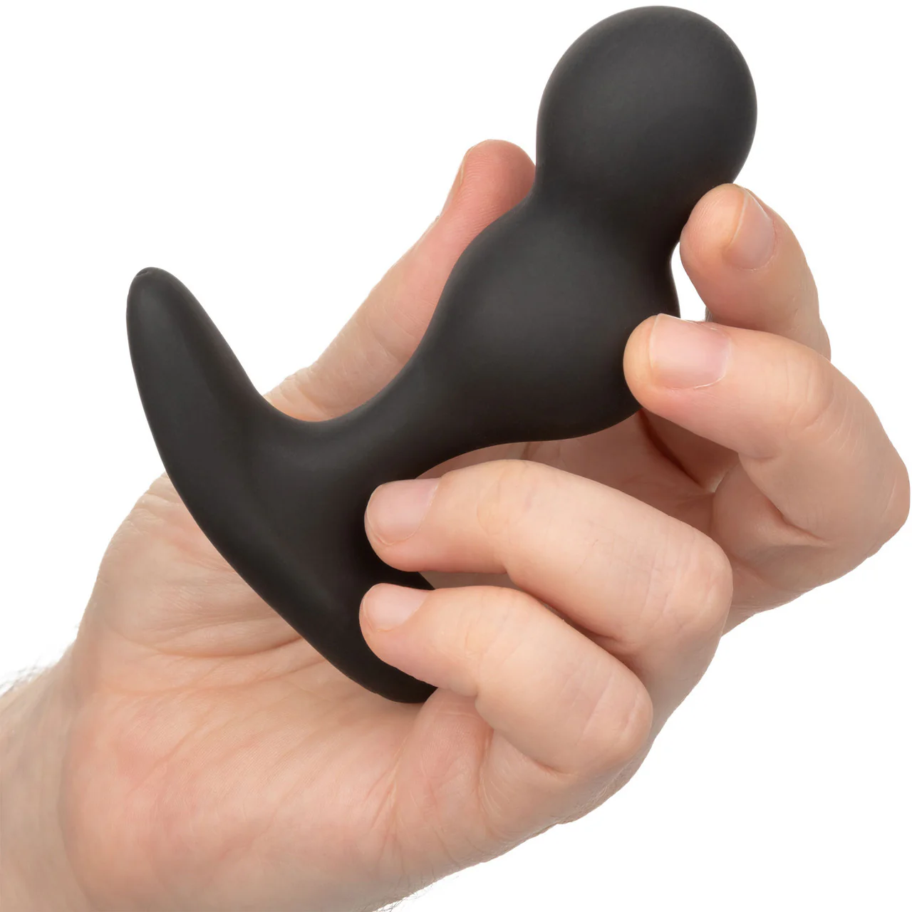 COLT Dual Power Probe Rechargeable Waterproof Silicone Anal Vibrator - Black - Image 2