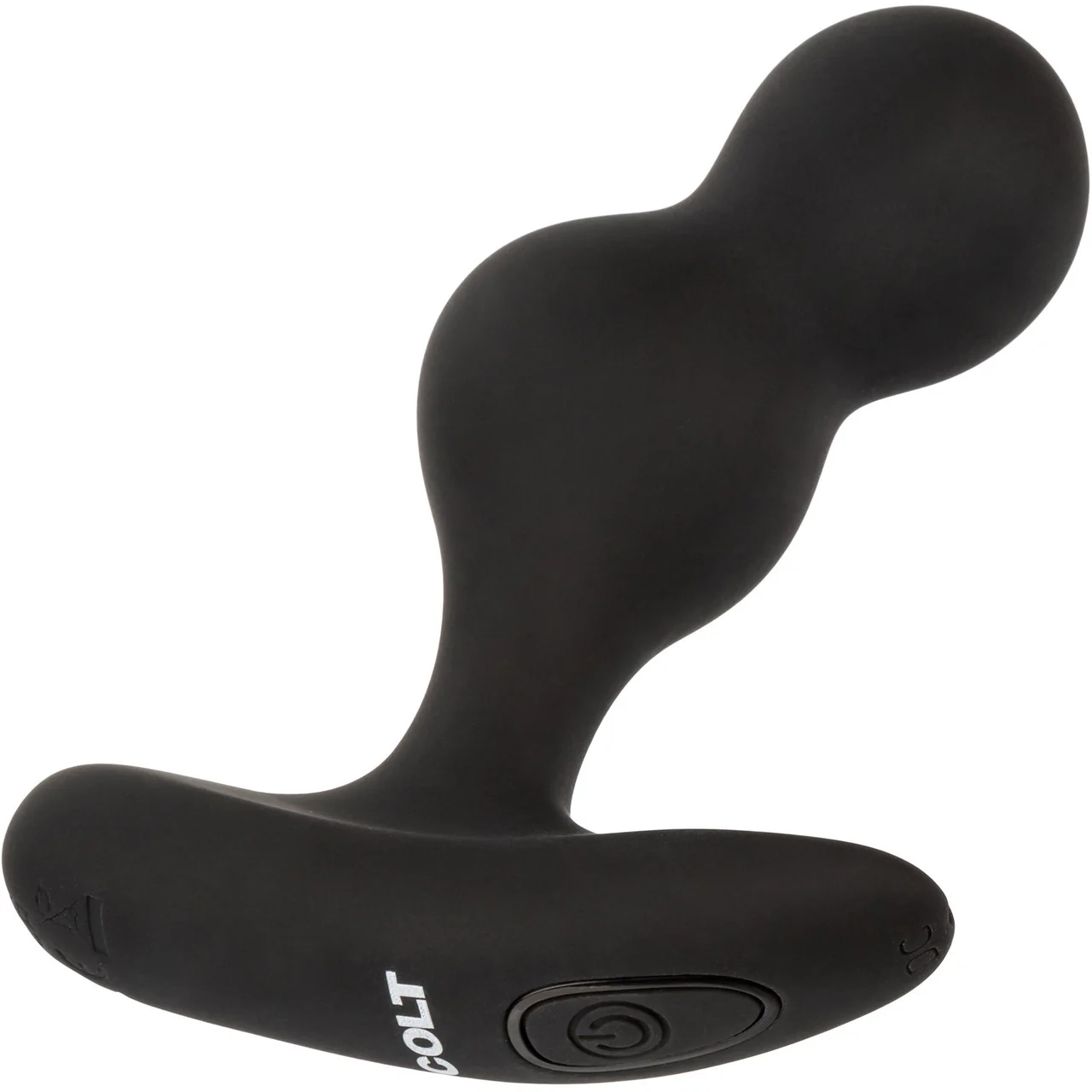 COLT Dual Power Probe Rechargeable Waterproof Silicone Anal Vibrator - Black - Image 4