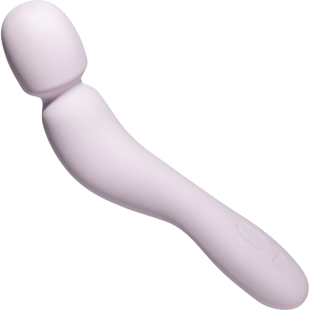 COM Silicone Waterproof Rechargeable Wand Vibrator By Dame - Quartz - Image 3