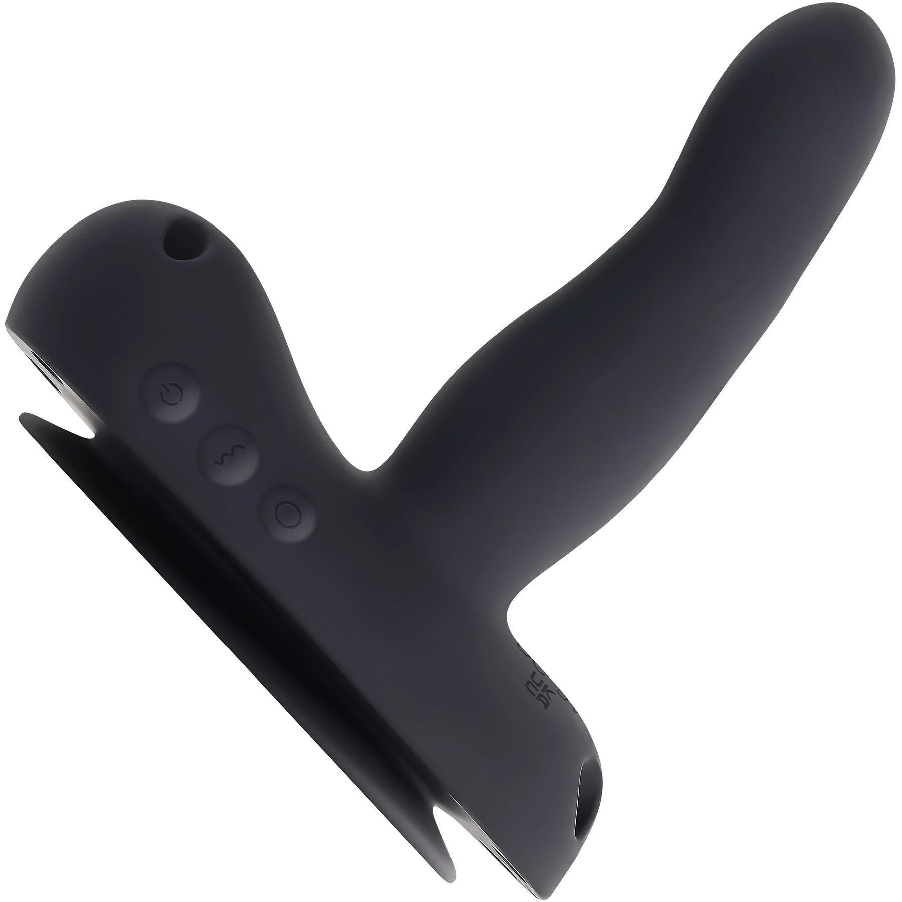 Come Closer Rechargeable Silicone Strap-On Vibrator With Remote By Evolved Novelties - Image 3