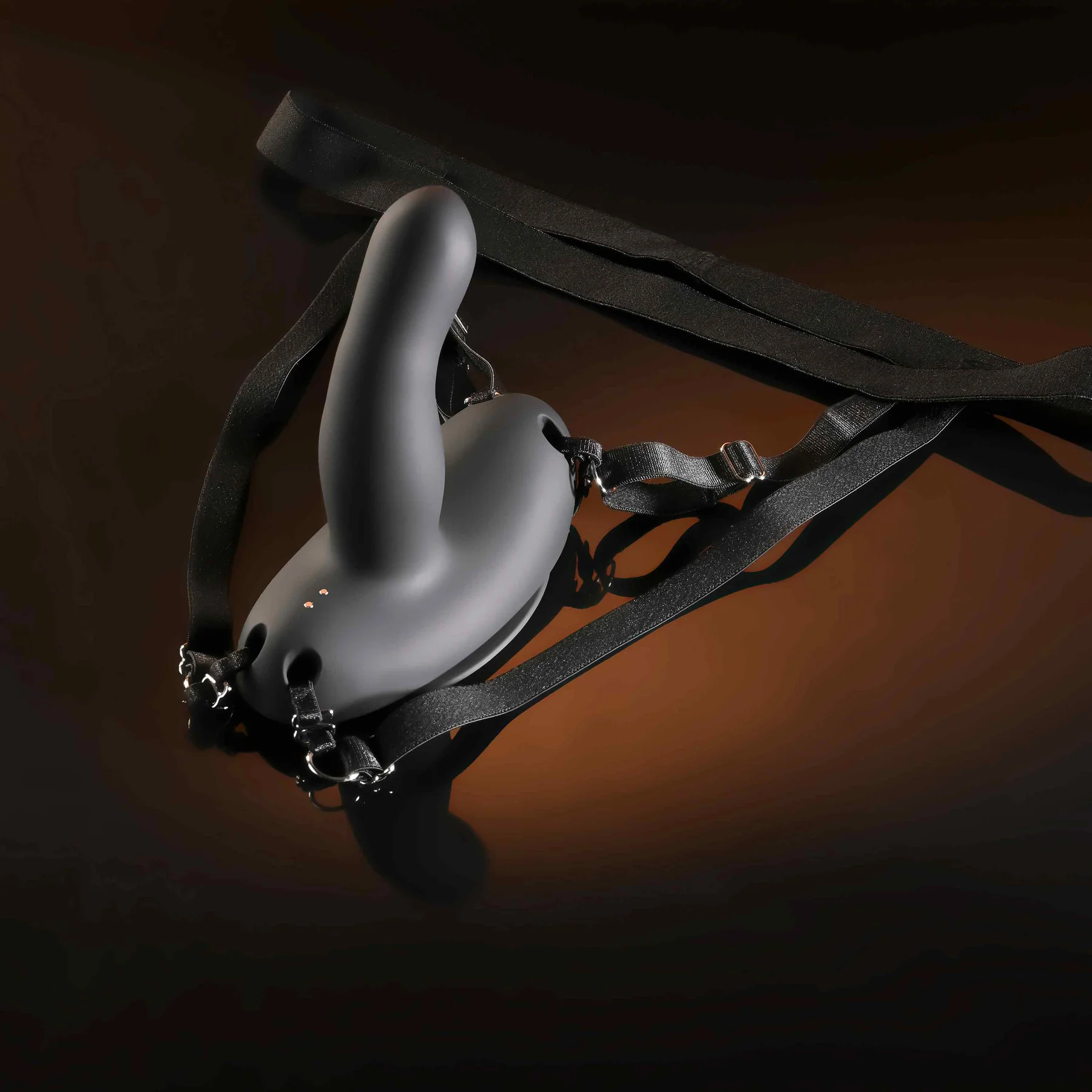Come Closer Rechargeable Silicone Strap-On Vibrator With Remote By Evolved Novelties - Image 8