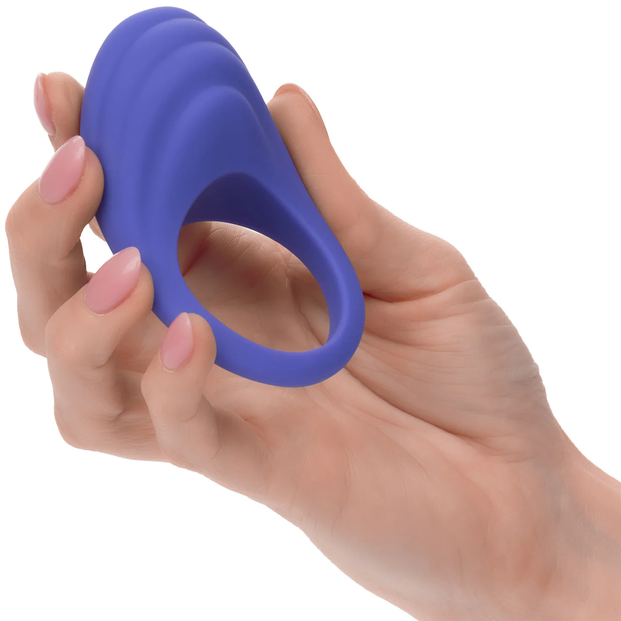 Connect Couples Ring Rechargeable Waterproof Silicone App Enabled Vibrating Cock Ring By CalExotics - Image 2