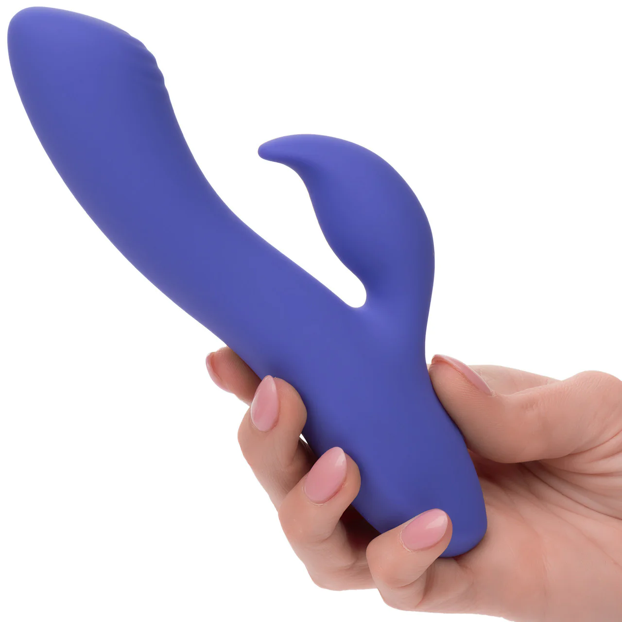 Connect Dual Stimulator Rechargeable Silicone App Enabled Rabbit Vibrator By CalExotics - Image 2