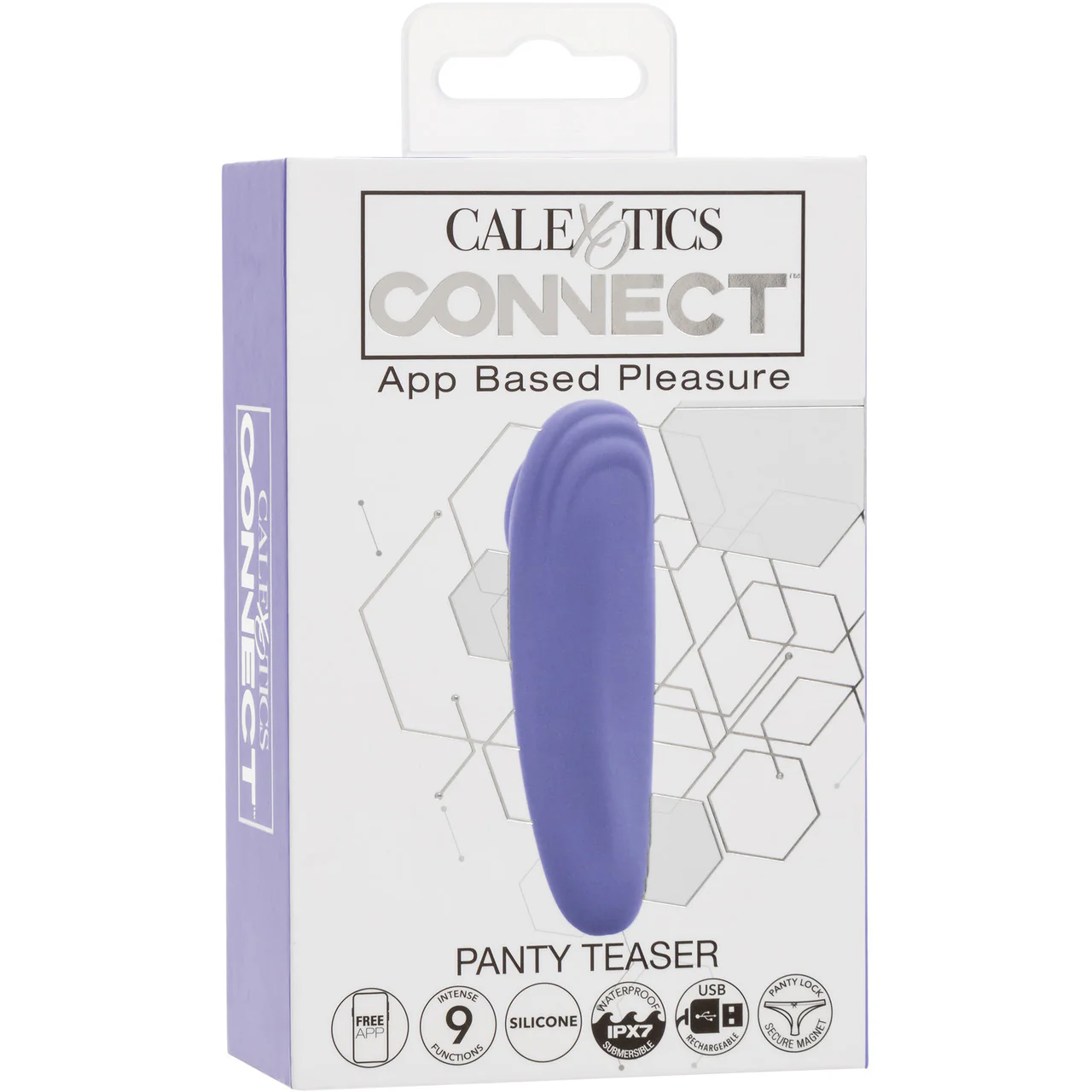 Connect Panty Teaser Rechargeable Waterproof Silicone App Enabled Magnetic Panty Vibrator By CalExotics - Image 10