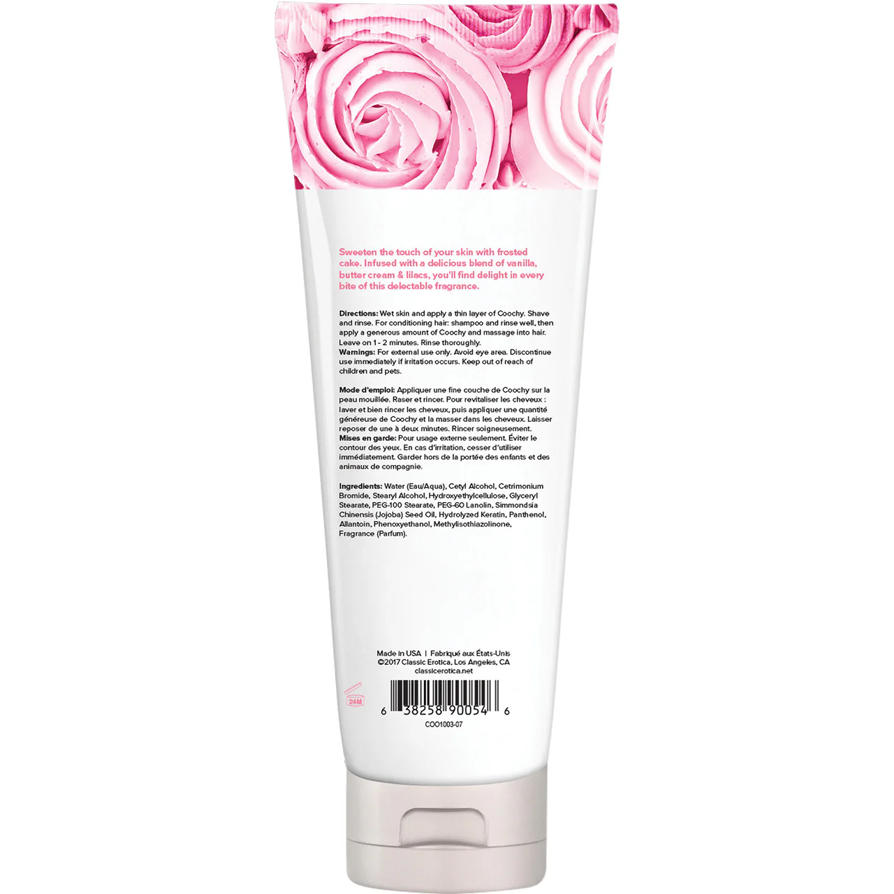 COOCHY Oh So Smooth Shave Cream - Frosted Cake 7.2 oz (213 mL) - Image 2