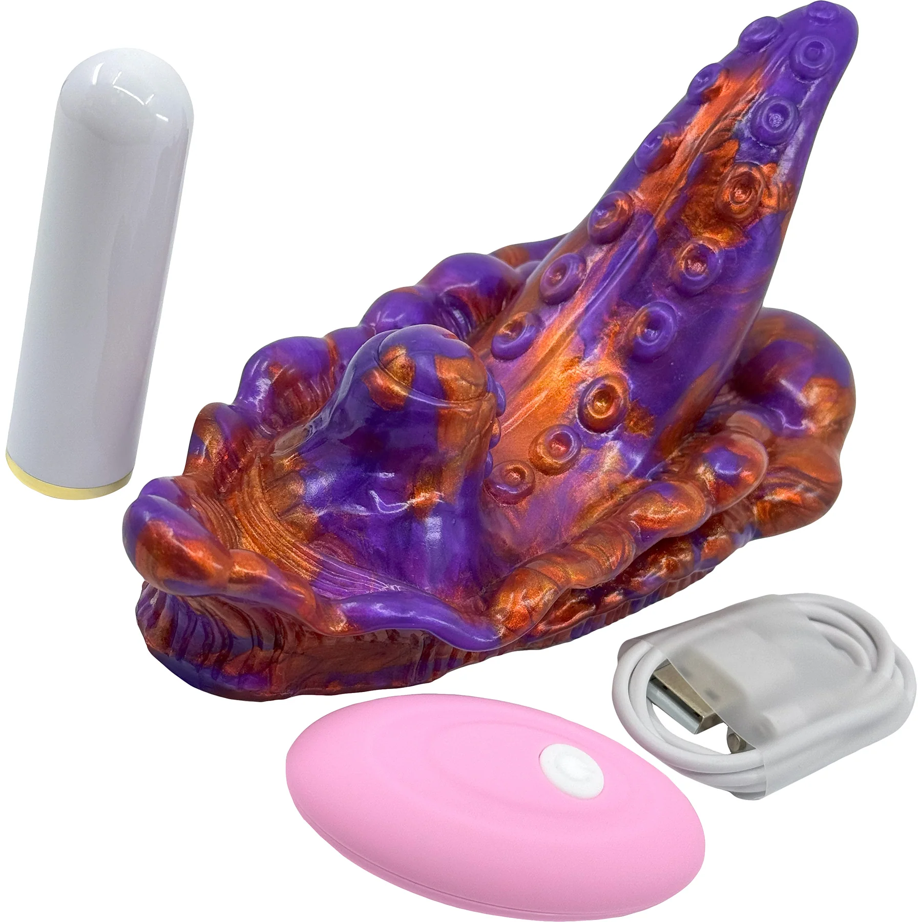 Copperhead Silicone Rechargeable Vibrating Grinder With Remote By Alien Nation - Image 17