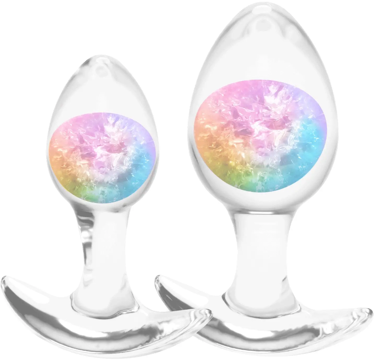 Cosmic Glams Silicone 2 Piece Anal Plug Kit
