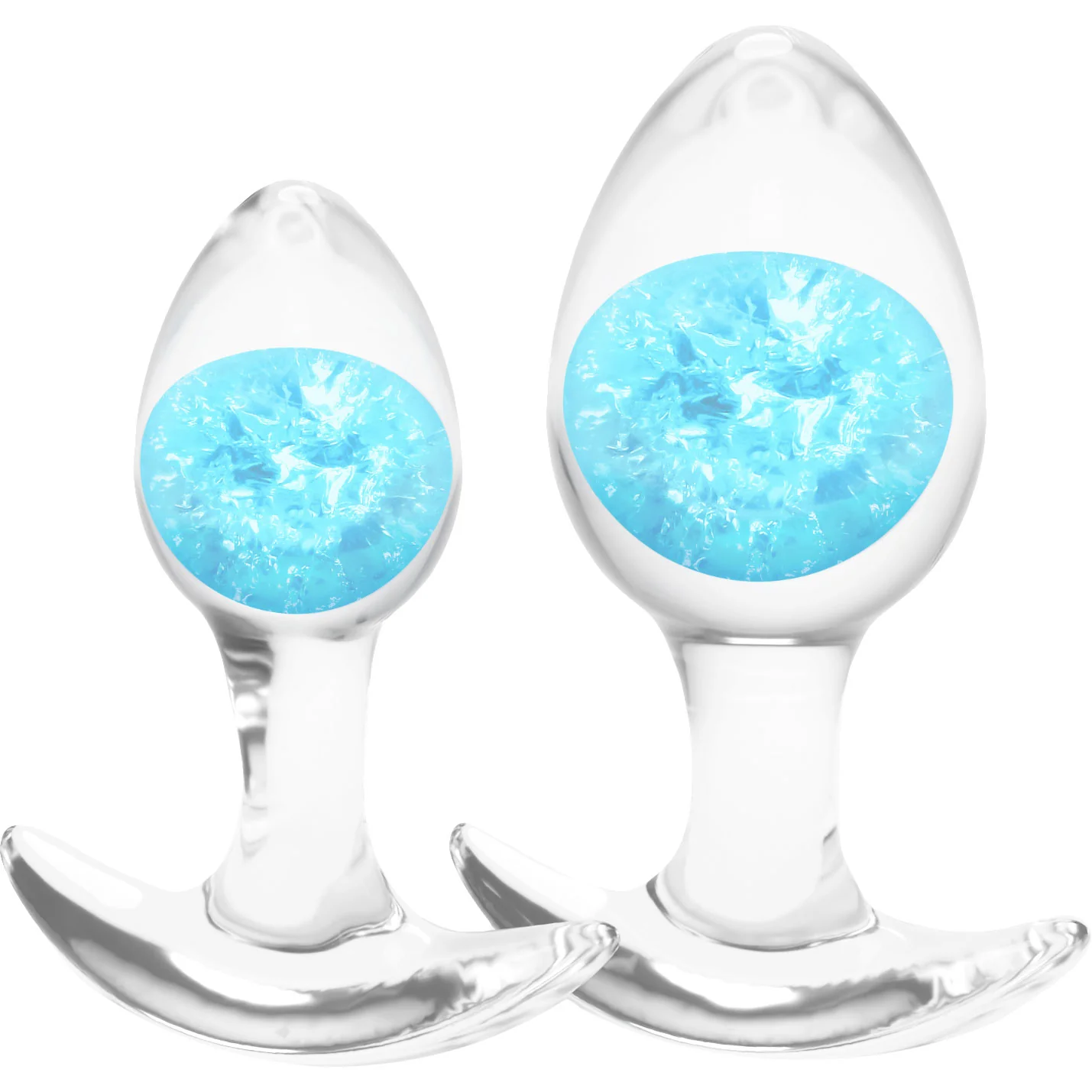 Cosmic Glams Silicone 2 Piece Anal Plug Kit - Image 2