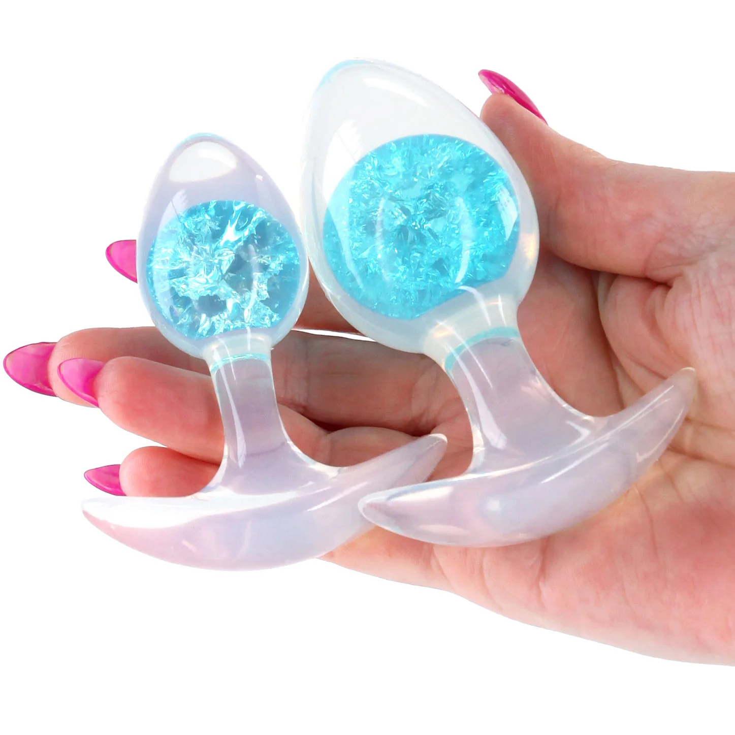 Cosmic Glams Silicone 2 Piece Anal Plug Kit - Image 3