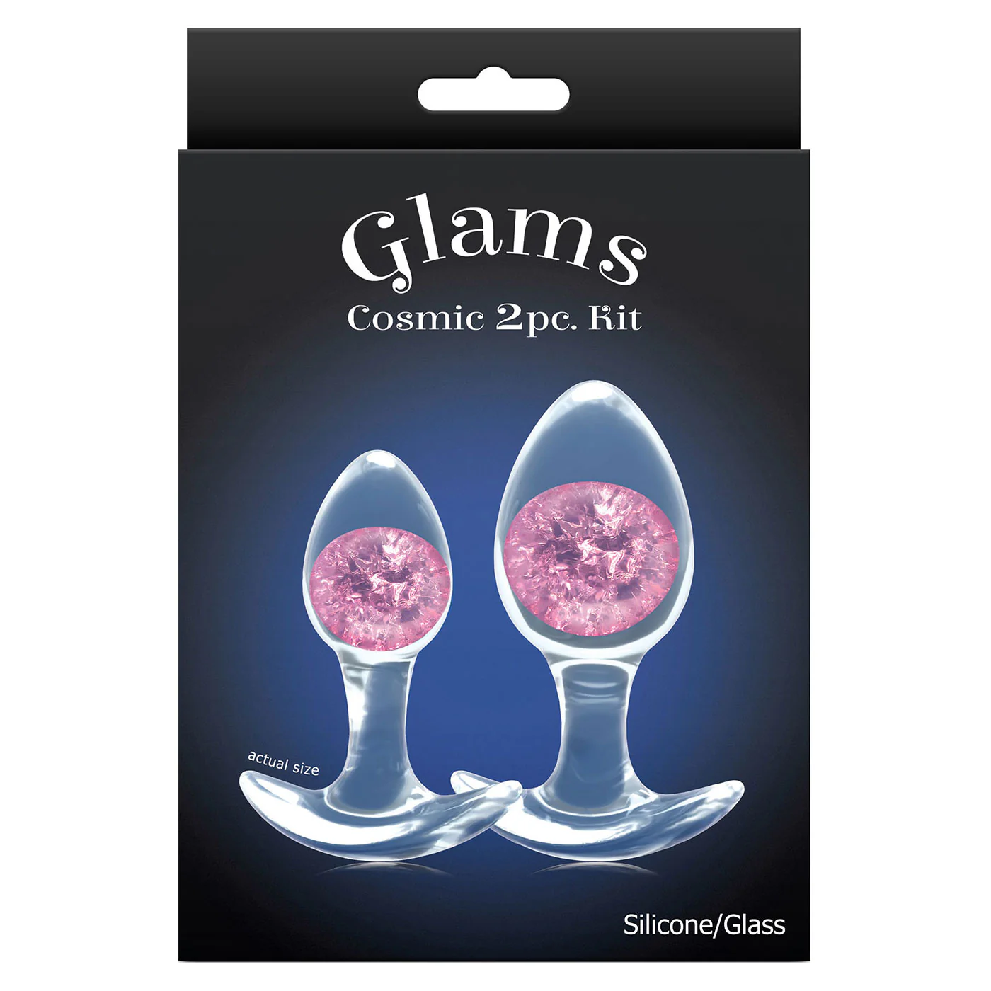 Cosmic Glams Silicone 2 Piece Anal Plug Kit - Image 7