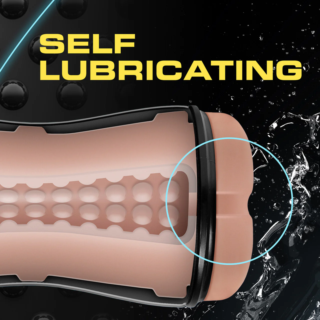 Coverboy The Surfer Dude Self Lubricating Anal Penis Stroker By Blush - Vanilla - Image 7
