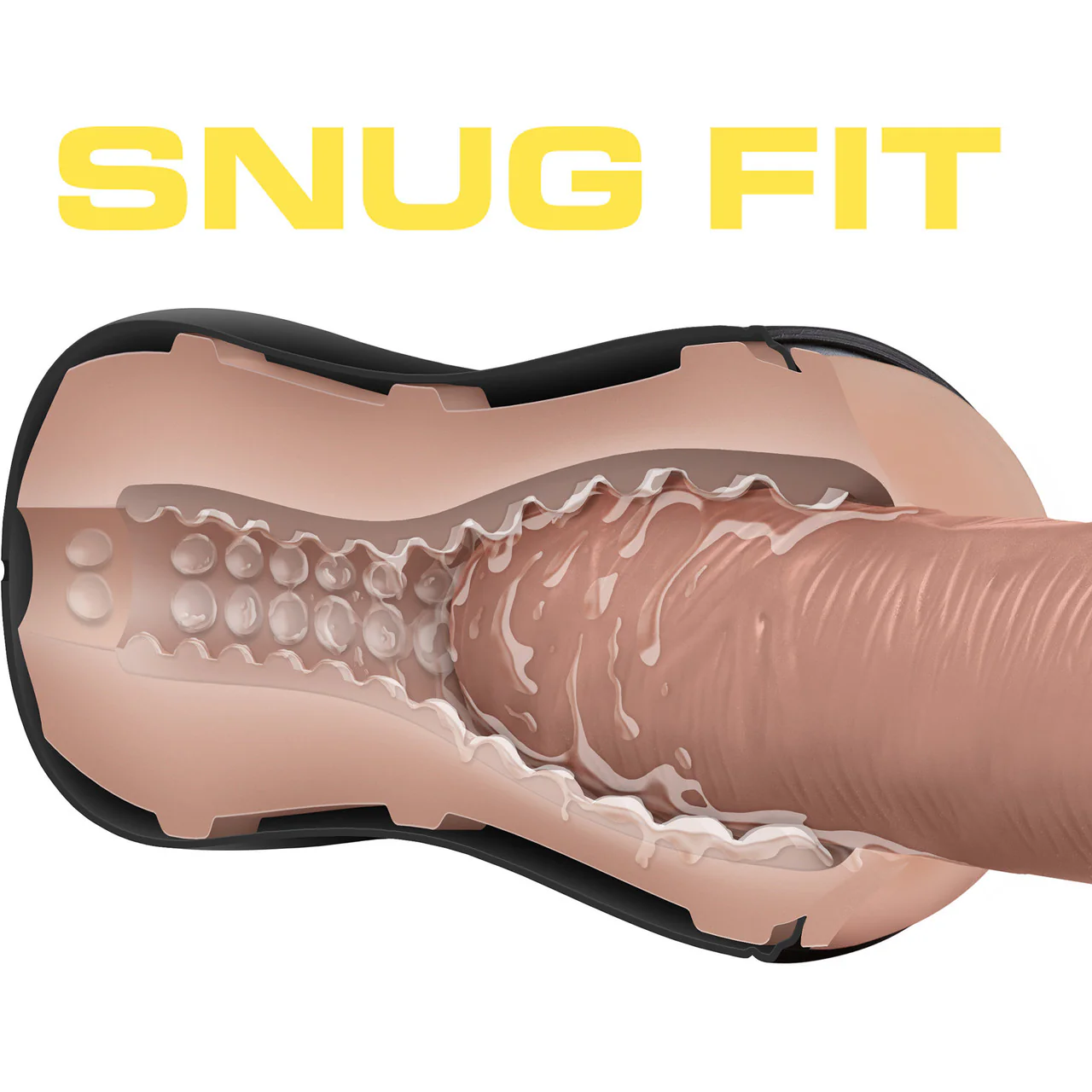 Coverboy The Surfer Dude Self Lubricating Anal Penis Stroker By Blush - Vanilla - Image 8