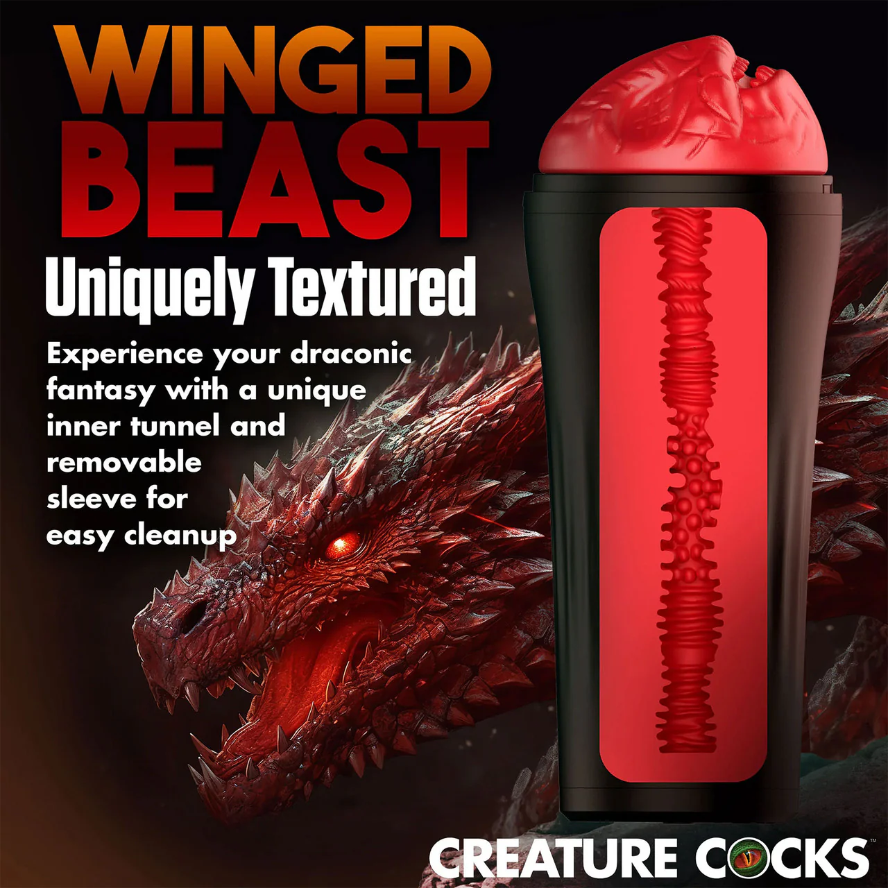 Creature Cocks Dragon Snatch Stroker Fantasy Penis Masturbator - Image 12
