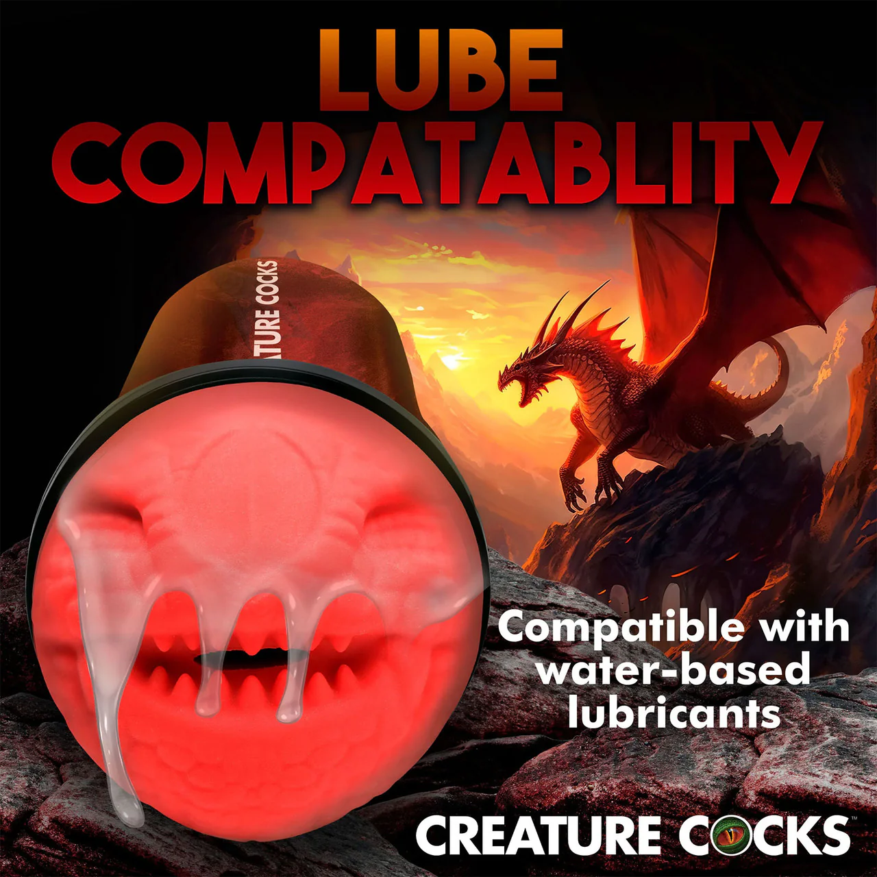 Creature Cocks Dragon Snatch Stroker Fantasy Penis Masturbator - Image 13