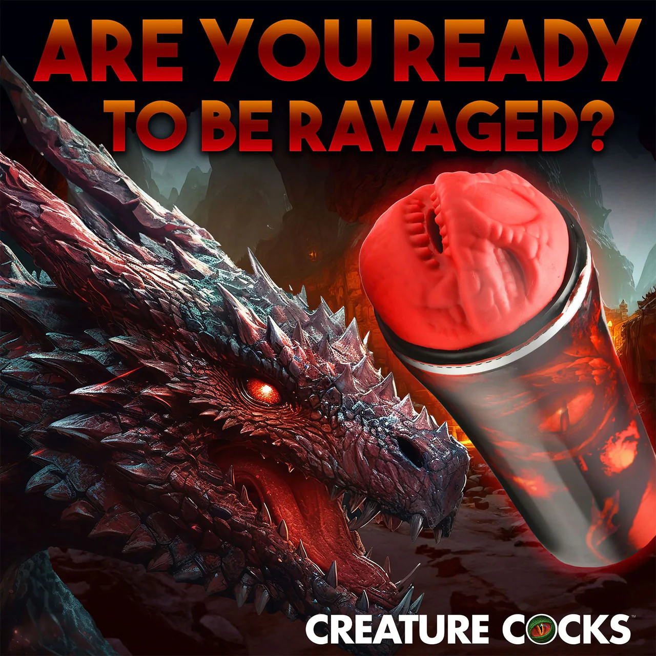 Creature Cocks Dragon Snatch Stroker Fantasy Penis Masturbator - Image 14
