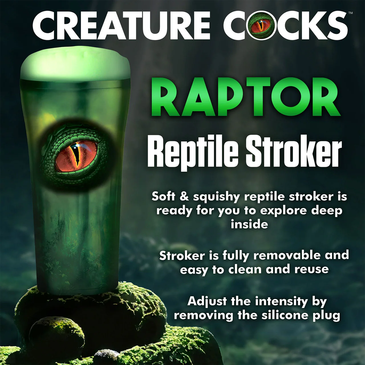 Creature Cocks Raptor Reptile Stroker Fantasy Penis Masturbator - Image 16