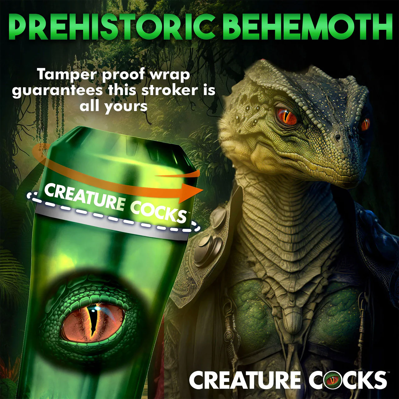 Creature Cocks Raptor Reptile Stroker Fantasy Penis Masturbator - Image 20