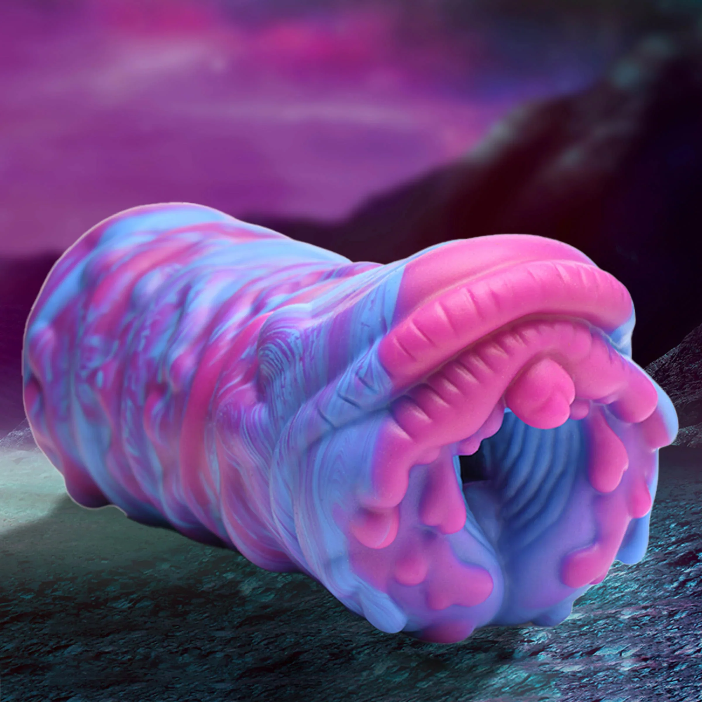 Cyclone Silicone Squishy Alien Vagina Stroker By Creature Cocks - Image 14