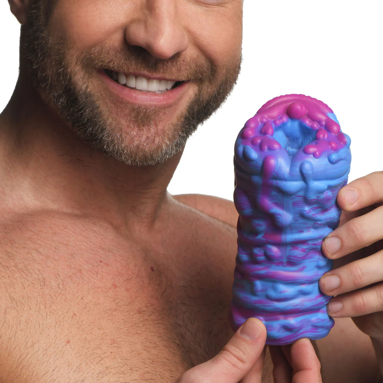 Cyclone Silicone Squishy Alien Vagina Stroker By Creature Cocks - Image 17
