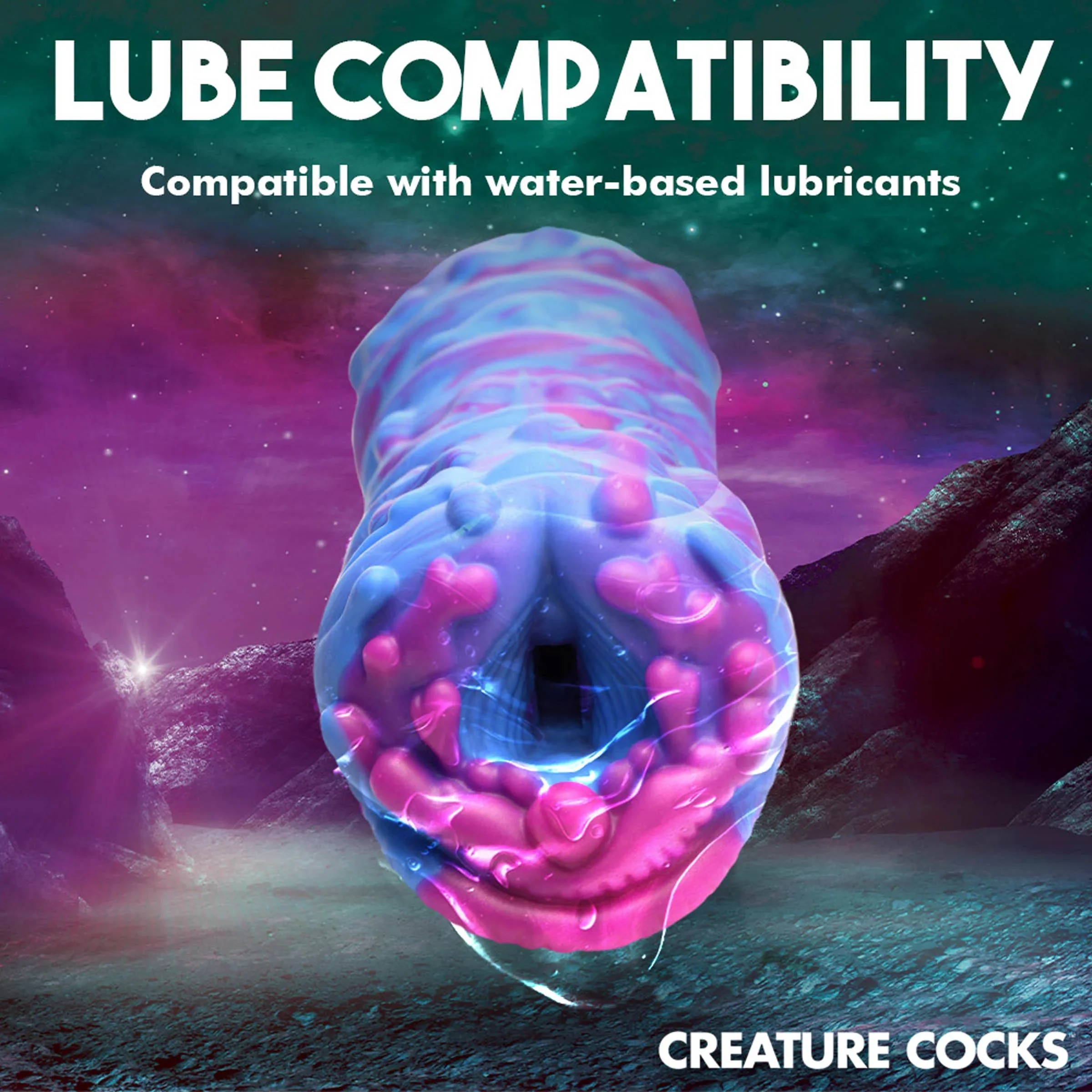 Cyclone Silicone Squishy Alien Vagina Stroker By Creature Cocks - Image 4