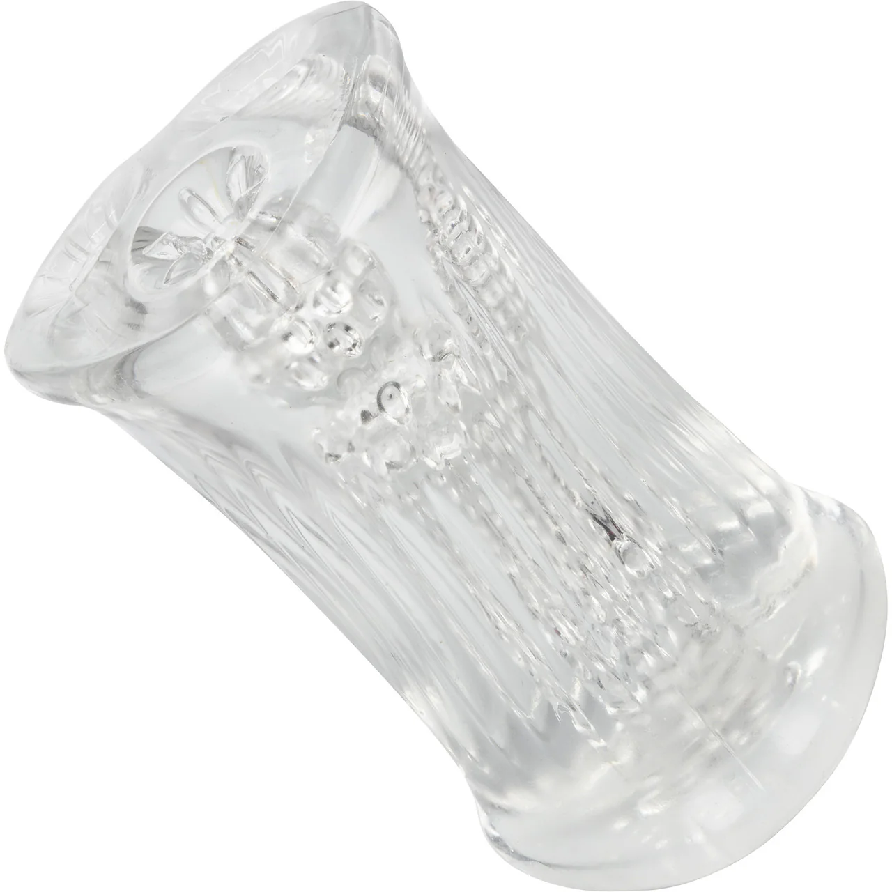Cyclone Triple Chamber Easy Grip Penis Stroker By CalExotics - Clear - Image 3