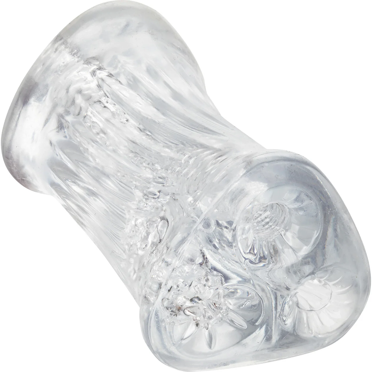 Cyclone Triple Chamber Easy Grip Penis Stroker By CalExotics - Clear - Image 5