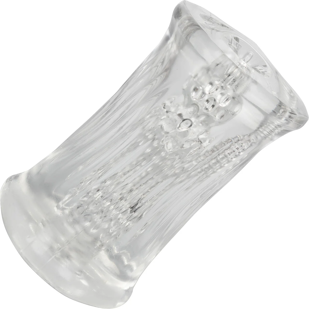 Cyclone Triple Chamber Easy Grip Penis Stroker By CalExotics - Clear - Image 6