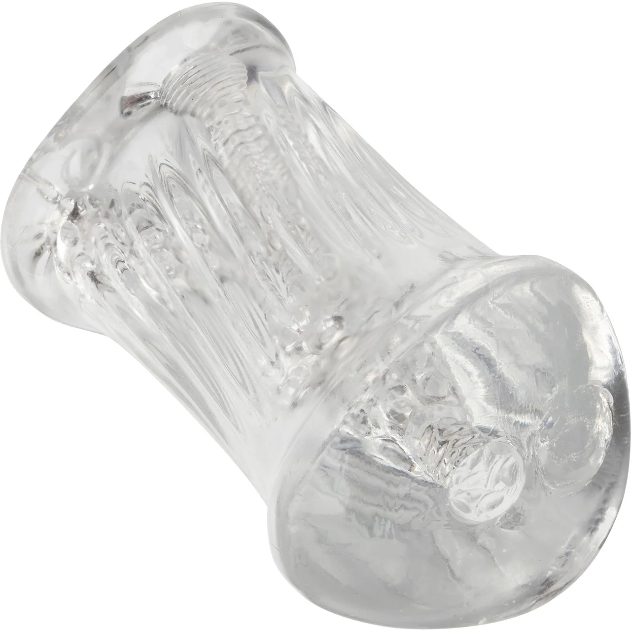 Cyclone Triple Chamber Easy Grip Penis Stroker By CalExotics - Clear - Image 7