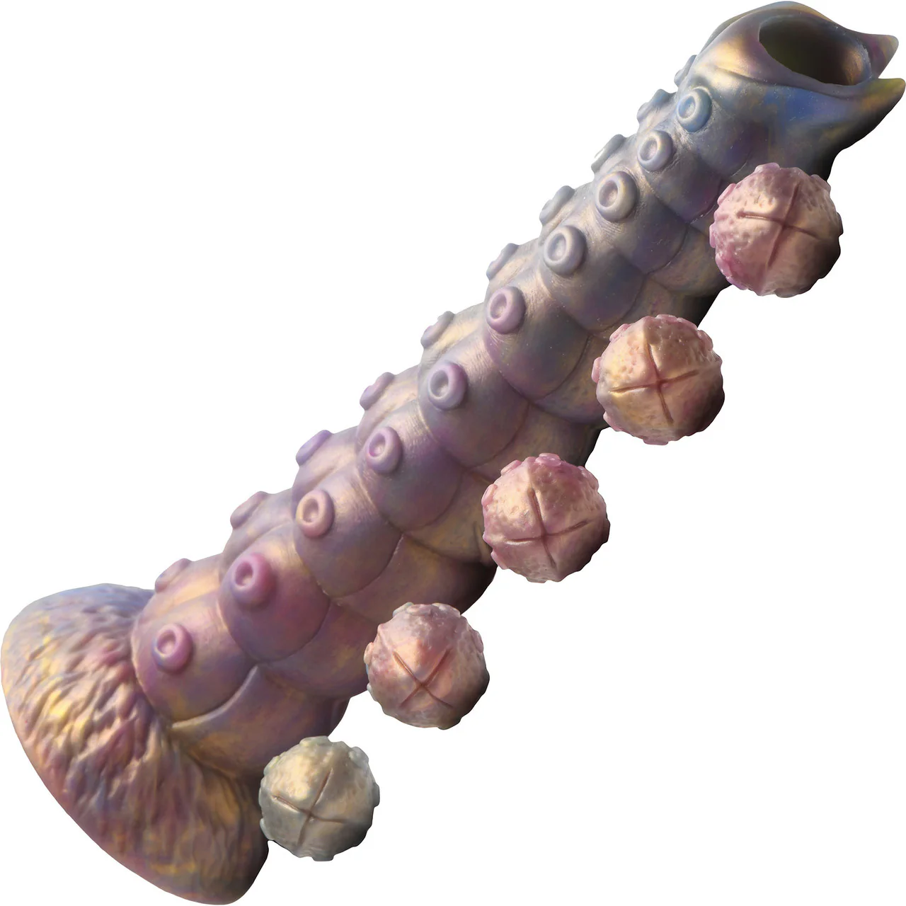 Deep Invader Tentacle 11.5" Silicone Ovipositor Dildo With Eggs By Creature Cocks - Image 3