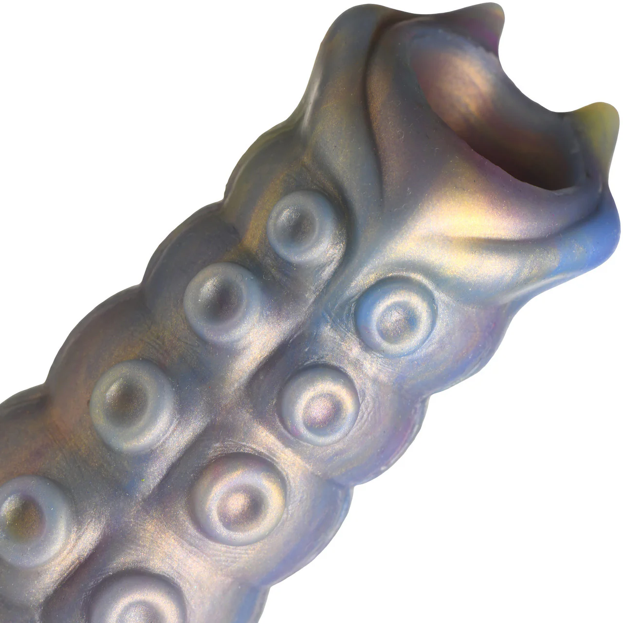 Deep Invader Tentacle 11.5" Silicone Ovipositor Dildo With Eggs By Creature Cocks - Image 5