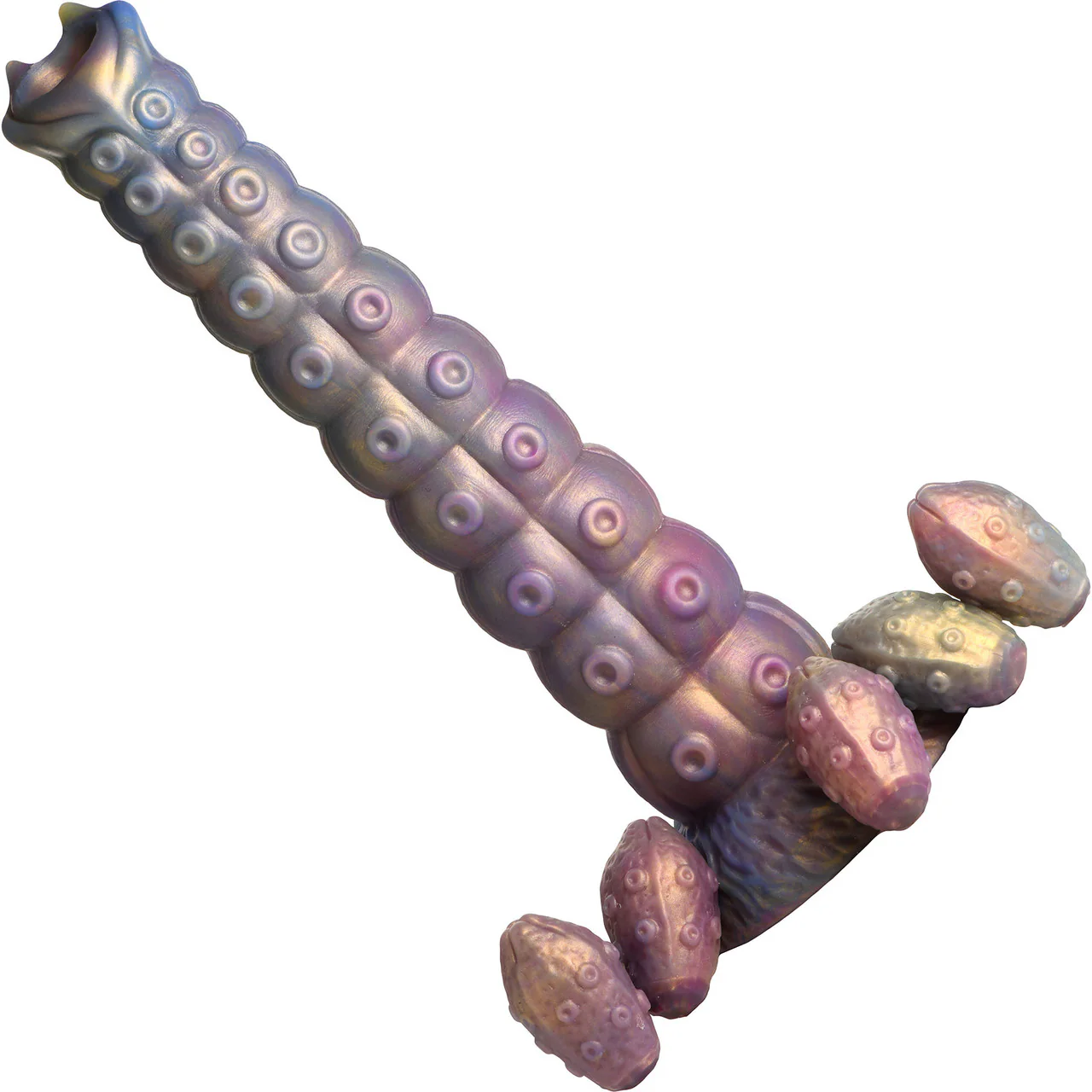 Deep Invader Tentacle 11.5" Silicone Ovipositor Dildo With Eggs By Creature Cocks - Image 6