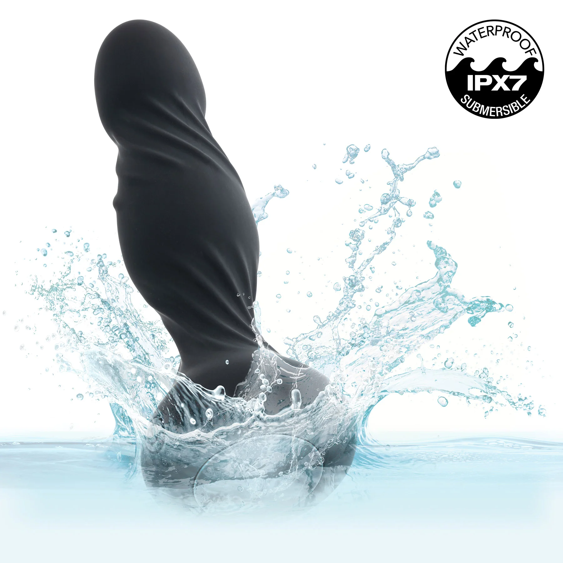 Deep Swirl Rechargeable Silicone Reverberating Probe By CalExotics - Image 4