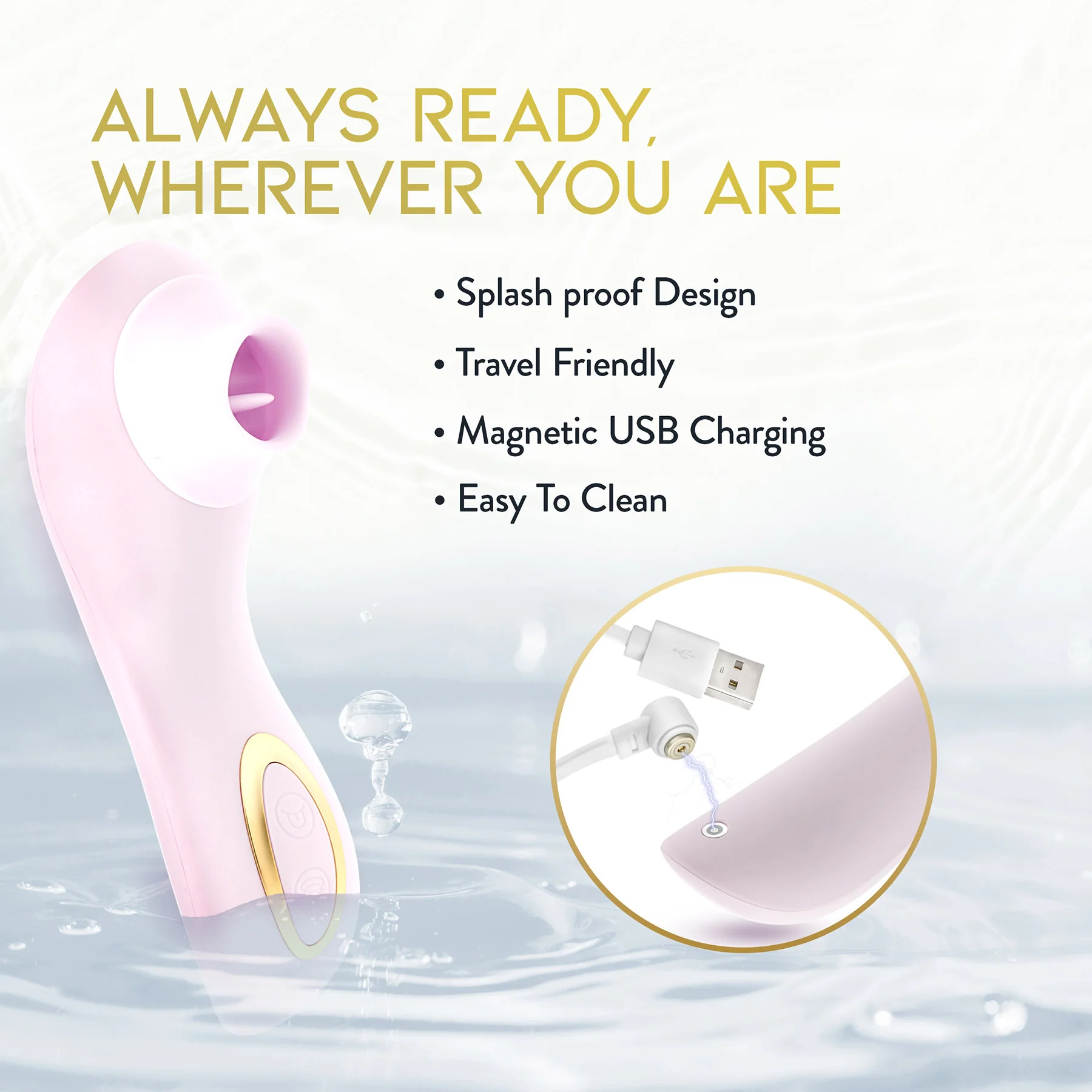 Délice Fleur Rechargeable Silicone Clitoral Suction Vibrator By Blush - Image 13