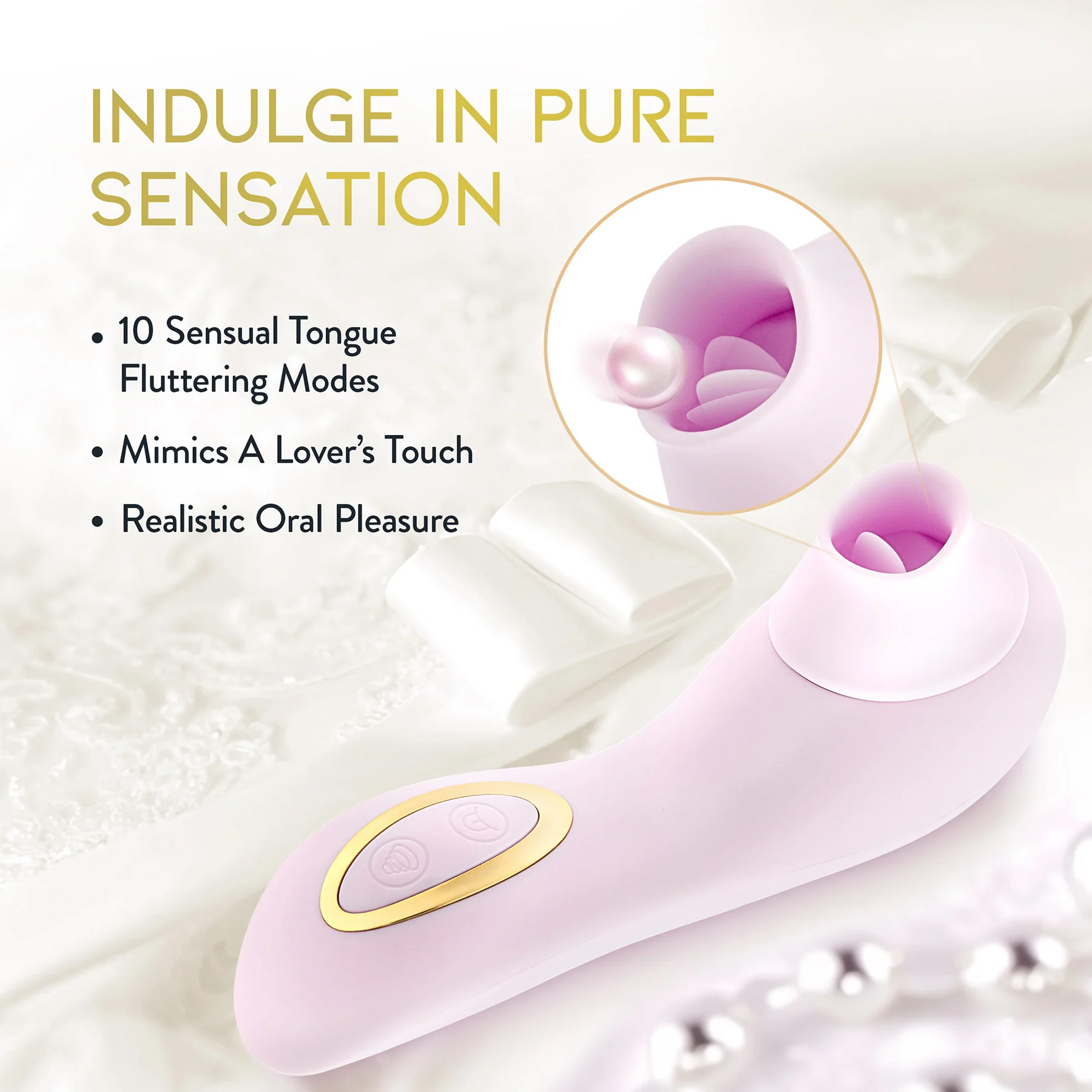 Délice Fleur Rechargeable Silicone Clitoral Suction Vibrator By Blush - Image 4