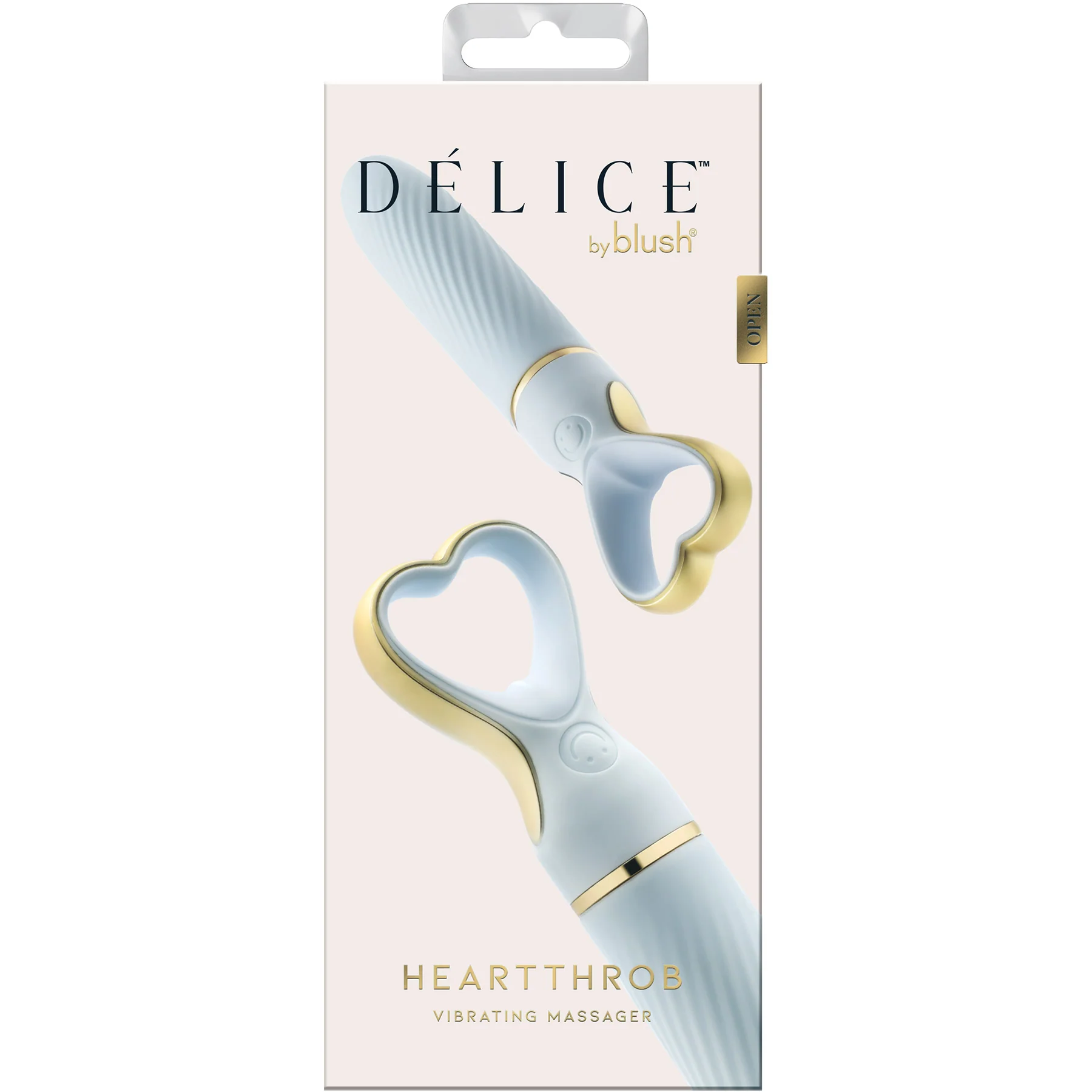 Délice Heartthrob Textured Rechargeable Silicone Vibrator By Blush - Image 31