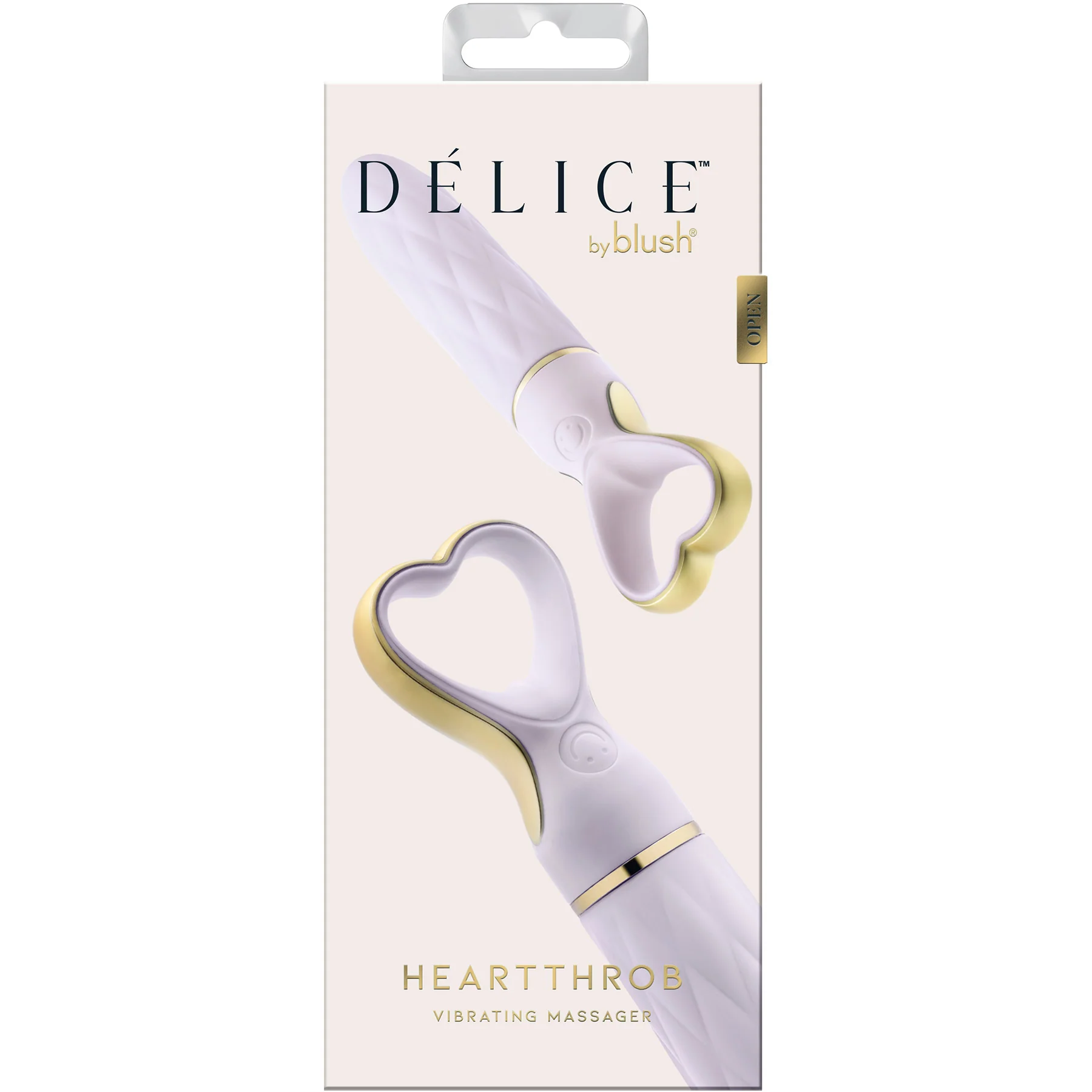 Délice Heartthrob Textured Rechargeable Silicone Vibrator By Blush - Image 32